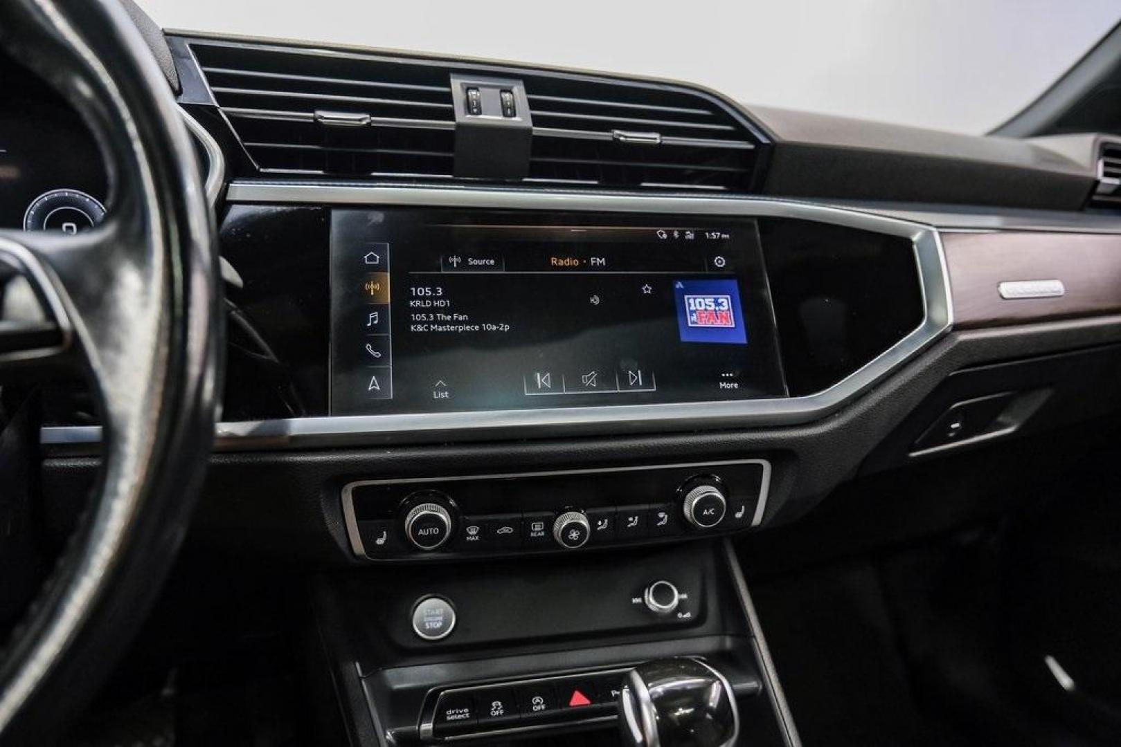 2020 Blue /Rotor Gray W/Anthracite Audi Q3 Premium Plus S line (WA1EEDF37L1) with an 2.0L 4-Cylinder TFSI engine, Automatic transmission, located at 15300 Midway Rd., Addison, TX, 75001, (972) 702-0011, 32.958321, -96.838074 - 020 Audi Q3 S line Premium Plus Quattro<br><br>Now Available at Midway Auto Group, Addison, Texas<br><br>Stylish, compact, and packed with premium features the 2020 Audi Q3 S line Premium Plus Quattro delivers upscale comfort and confident performance in a versatile small SUV. With its S line exteri - Photo#29