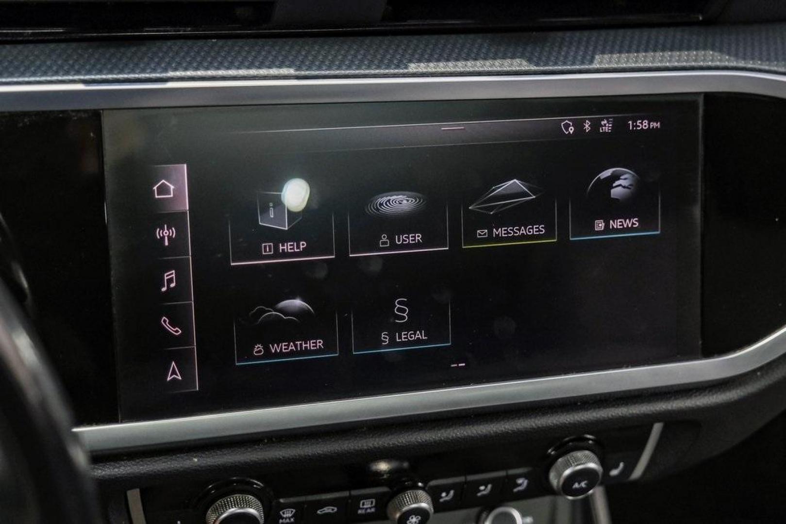 2020 Blue /Rotor Gray W/Anthracite Audi Q3 Premium Plus S line (WA1EEDF37L1) with an 2.0L 4-Cylinder TFSI engine, Automatic transmission, located at 15300 Midway Rd., Addison, TX, 75001, (972) 702-0011, 32.958321, -96.838074 - 020 Audi Q3 S line Premium Plus Quattro<br><br>Now Available at Midway Auto Group, Addison, Texas<br><br>Stylish, compact, and packed with premium features the 2020 Audi Q3 S line Premium Plus Quattro delivers upscale comfort and confident performance in a versatile small SUV. With its S line exteri - Photo#33