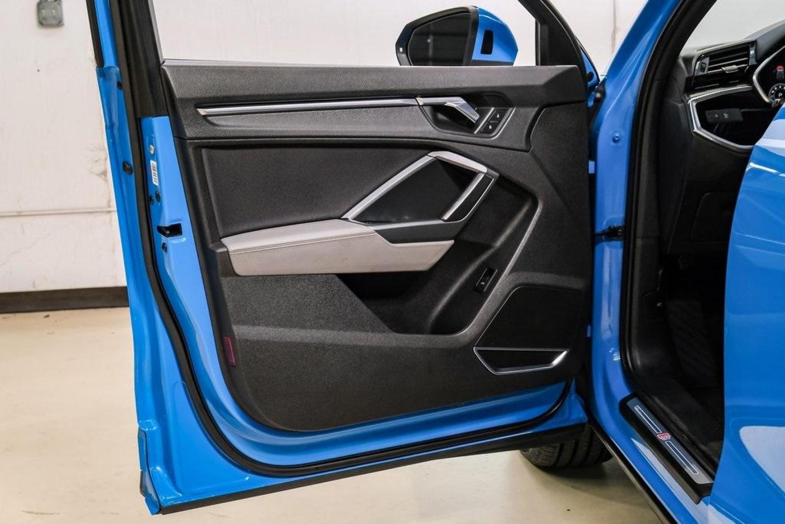 2020 Blue /Rotor Gray W/Anthracite Audi Q3 Premium Plus S line (WA1EEDF37L1) with an 2.0L 4-Cylinder TFSI engine, Automatic transmission, located at 15300 Midway Rd., Addison, TX, 75001, (972) 702-0011, 32.958321, -96.838074 - 020 Audi Q3 S line Premium Plus Quattro<br><br>Now Available at Midway Auto Group, Addison, Texas<br><br>Stylish, compact, and packed with premium features the 2020 Audi Q3 S line Premium Plus Quattro delivers upscale comfort and confident performance in a versatile small SUV. With its S line exteri - Photo#44