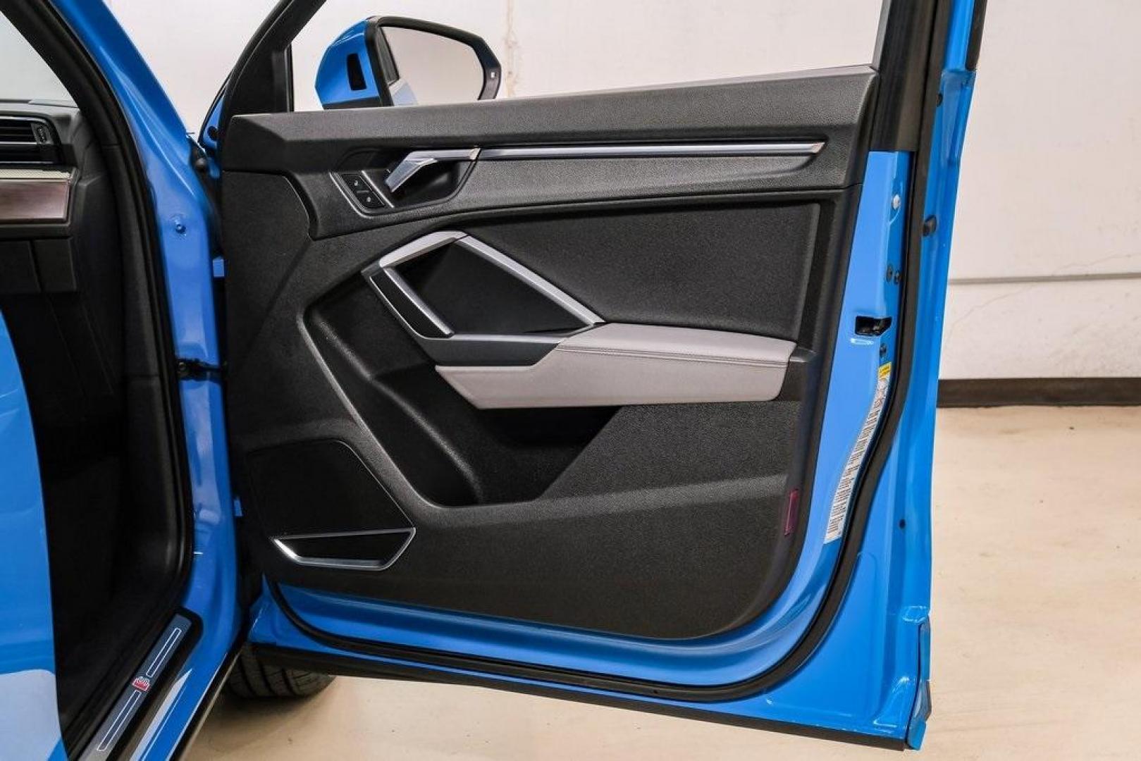 2020 Blue /Rotor Gray W/Anthracite Audi Q3 Premium Plus S line (WA1EEDF37L1) with an 2.0L 4-Cylinder TFSI engine, Automatic transmission, located at 15300 Midway Rd., Addison, TX, 75001, (972) 702-0011, 32.958321, -96.838074 - 020 Audi Q3 S line Premium Plus Quattro<br><br>Now Available at Midway Auto Group, Addison, Texas<br><br>Stylish, compact, and packed with premium features the 2020 Audi Q3 S line Premium Plus Quattro delivers upscale comfort and confident performance in a versatile small SUV. With its S line exteri - Photo#46