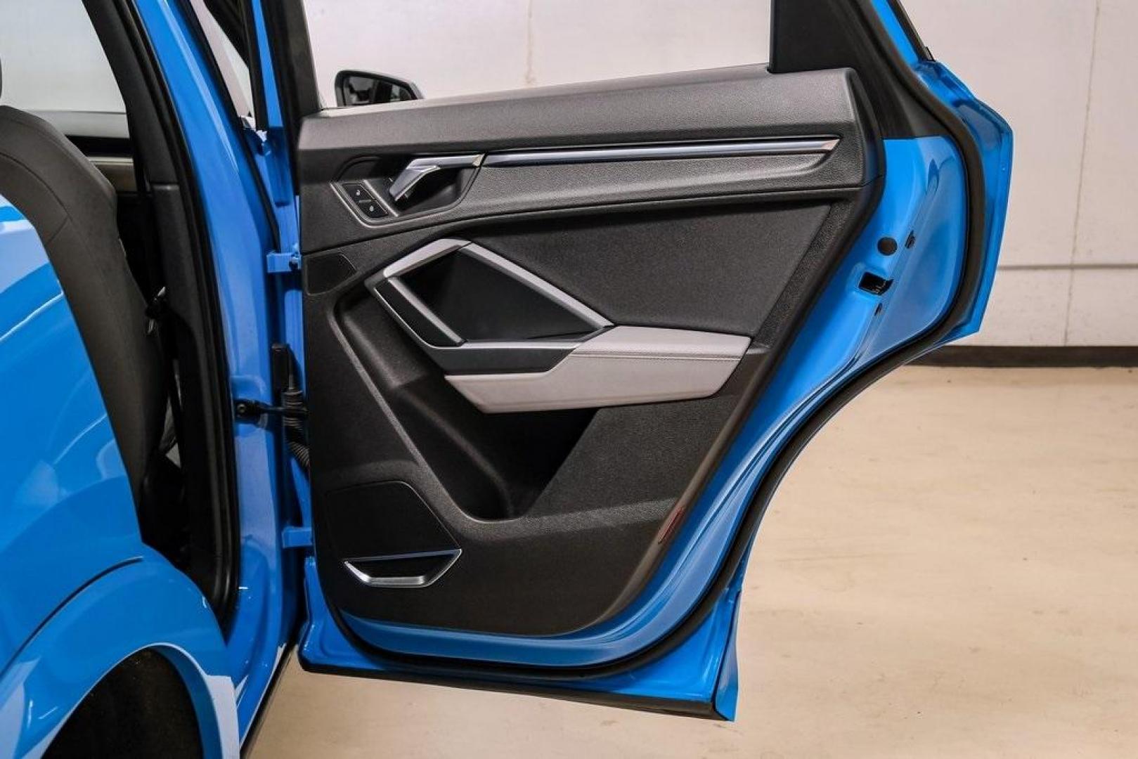 2020 Blue /Rotor Gray W/Anthracite Audi Q3 Premium Plus S line (WA1EEDF37L1) with an 2.0L 4-Cylinder TFSI engine, Automatic transmission, located at 15300 Midway Rd., Addison, TX, 75001, (972) 702-0011, 32.958321, -96.838074 - 020 Audi Q3 S line Premium Plus Quattro<br><br>Now Available at Midway Auto Group, Addison, Texas<br><br>Stylish, compact, and packed with premium features the 2020 Audi Q3 S line Premium Plus Quattro delivers upscale comfort and confident performance in a versatile small SUV. With its S line exteri - Photo#50