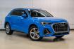 2020 Blue /Rotor Gray W/Anthracite Audi Q3 Premium Plus S line (WA1EEDF37L1) with an 2.0L 4-Cylinder TFSI engine, Automatic transmission, located at 15300 Midway Rd., Addison, TX, 75001, (972) 702-0011, 32.958321, -96.838074 - 020 Audi Q3 S line Premium Plus Quattro<br><br>Now Available at Midway Auto Group, Addison, Texas<br><br>Stylish, compact, and packed with premium features the 2020 Audi Q3 S line Premium Plus Quattro delivers upscale comfort and confident performance in a versatile small SUV. With its S line exteri - Photo#6