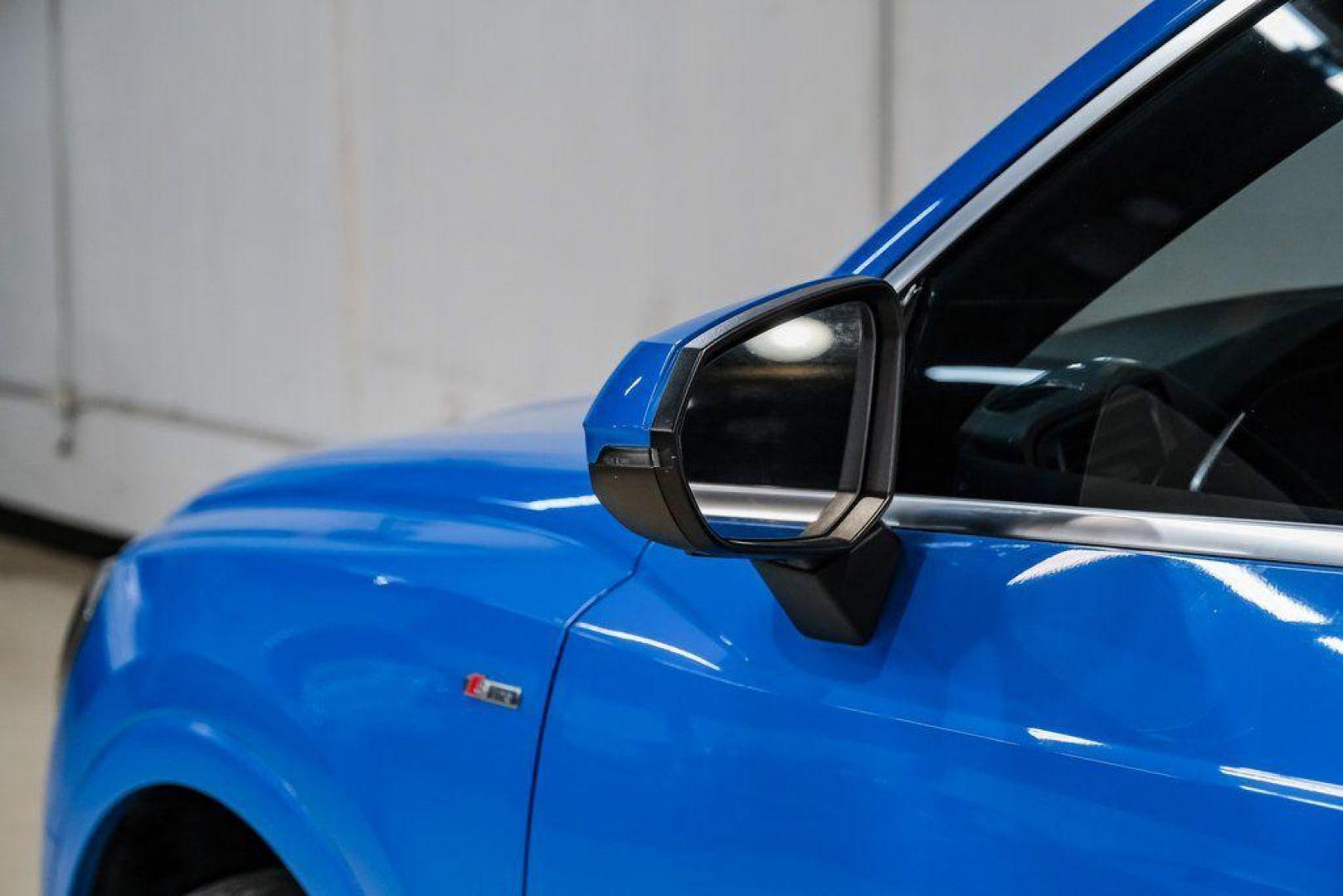 2020 Blue /Rotor Gray W/Anthracite Audi Q3 Premium Plus S line (WA1EEDF37L1) with an 2.0L 4-Cylinder TFSI engine, Automatic transmission, located at 15300 Midway Rd., Addison, TX, 75001, (972) 702-0011, 32.958321, -96.838074 - 020 Audi Q3 S line Premium Plus Quattro<br><br>Now Available at Midway Auto Group, Addison, Texas<br><br>Stylish, compact, and packed with premium features the 2020 Audi Q3 S line Premium Plus Quattro delivers upscale comfort and confident performance in a versatile small SUV. With its S line exteri - Photo#43