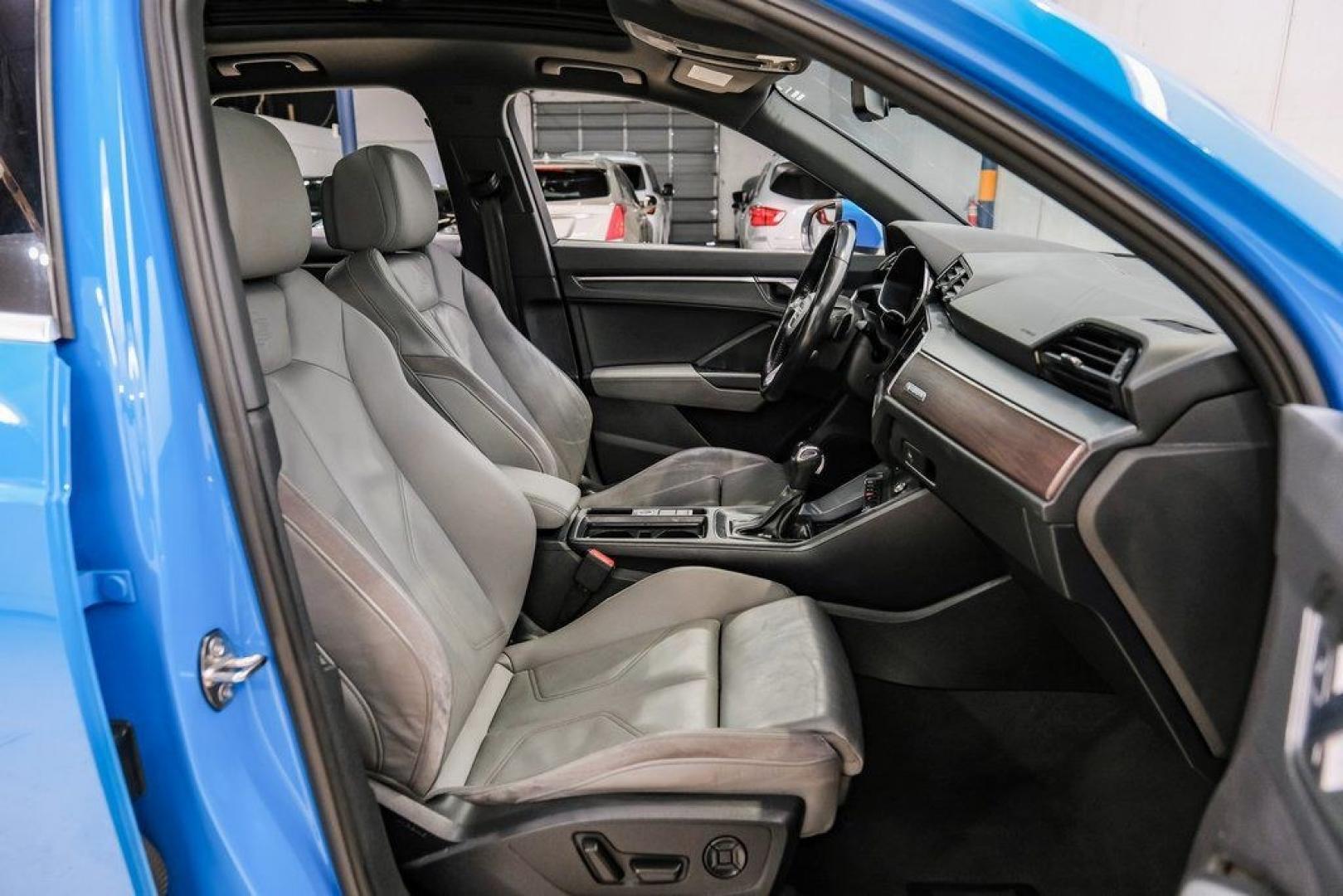 2020 Blue /Rotor Gray W/Anthracite Audi Q3 Premium Plus S line (WA1EEDF37L1) with an 2.0L 4-Cylinder TFSI engine, Automatic transmission, located at 15300 Midway Rd., Addison, TX, 75001, (972) 702-0011, 32.958321, -96.838074 - 020 Audi Q3 S line Premium Plus Quattro<br><br>Now Available at Midway Auto Group, Addison, Texas<br><br>Stylish, compact, and packed with premium features the 2020 Audi Q3 S line Premium Plus Quattro delivers upscale comfort and confident performance in a versatile small SUV. With its S line exteri- Photo#36