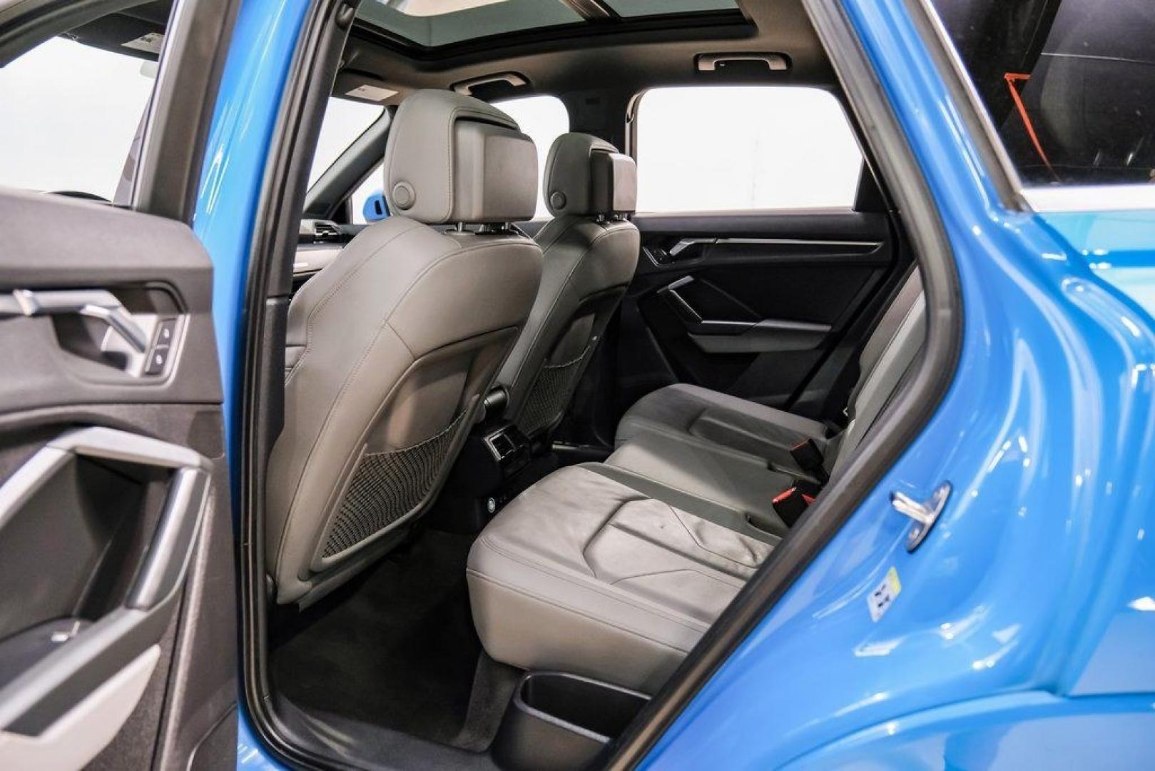 2020 Blue /Rotor Gray W/Anthracite Audi Q3 Premium Plus S line (WA1EEDF37L1) with an 2.0L 4-Cylinder TFSI engine, Automatic transmission, located at 15300 Midway Rd., Addison, TX, 75001, (972) 702-0011, 32.958321, -96.838074 - 020 Audi Q3 S line Premium Plus Quattro<br><br>Now Available at Midway Auto Group, Addison, Texas<br><br>Stylish, compact, and packed with premium features the 2020 Audi Q3 S line Premium Plus Quattro delivers upscale comfort and confident performance in a versatile small SUV. With its S line exteri- Photo#40