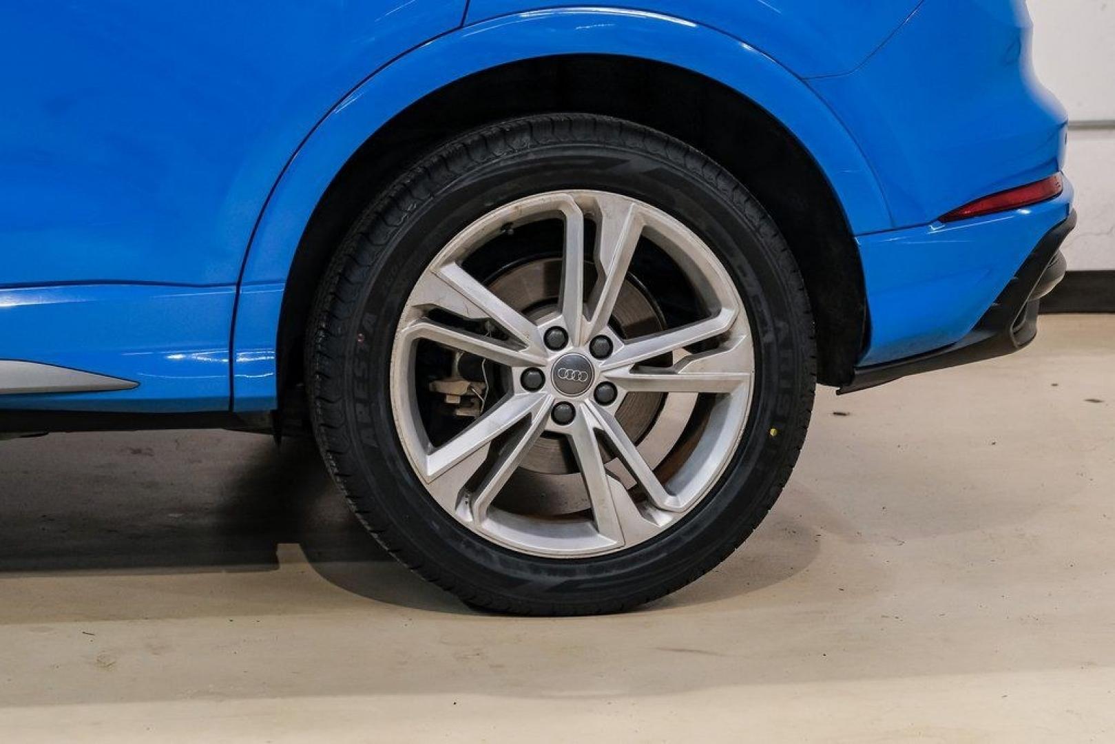 2020 Blue /Rotor Gray W/Anthracite Audi Q3 Premium Plus S line (WA1EEDF37L1) with an 2.0L 4-Cylinder TFSI engine, Automatic transmission, located at 15300 Midway Rd., Addison, TX, 75001, (972) 702-0011, 32.958321, -96.838074 - 020 Audi Q3 S line Premium Plus Quattro<br><br>Now Available at Midway Auto Group, Addison, Texas<br><br>Stylish, compact, and packed with premium features the 2020 Audi Q3 S line Premium Plus Quattro delivers upscale comfort and confident performance in a versatile small SUV. With its S line exteri- Photo#65