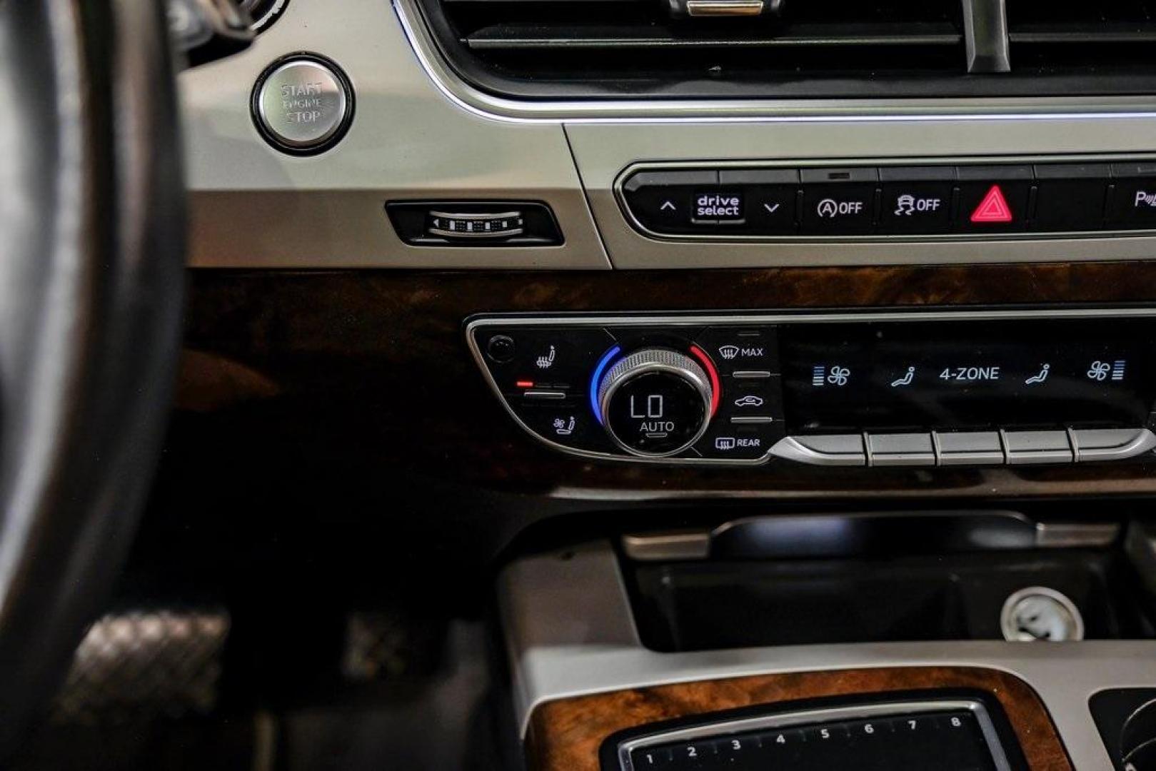 2018 Florett Silver Metallic /Black Audi Q7 2.0T Premium Plus (WA1LHAF70JD) with an 2.0L I4 TFSI DOHC engine, Automatic transmission, located at 15300 Midway Rd., Addison, TX, 75001, (972) 702-0011, 32.958321, -96.838074 - 2018 Audi Q7 3.0T Prestige Quattro<br><br>Now Available at Midway Auto Group, Addison, Texas<br><br>Luxurious, powerful, and technologically advanced the 2018 Audi Q7 Prestige Quattro represents the pinnacle of Audis three-row SUV lineup. With its supercharged V6 engine, exceptional ride quality, pr - Photo#34