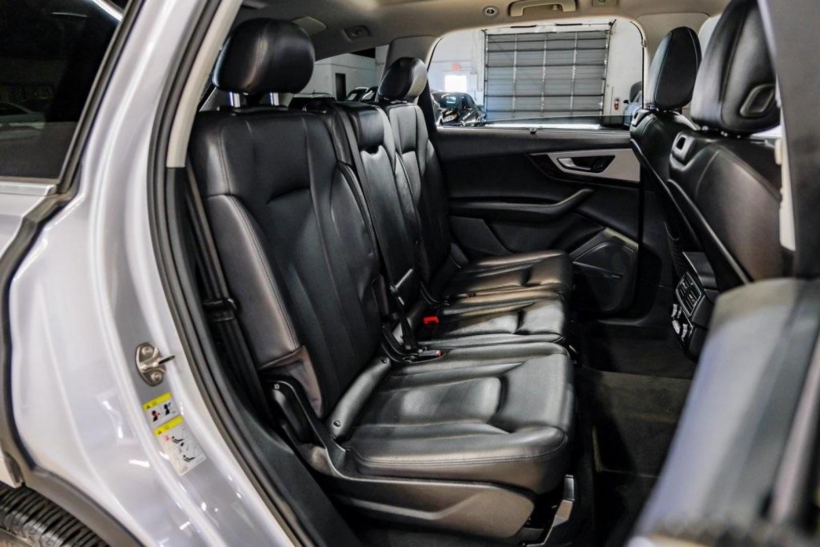 2018 Florett Silver Metallic /Black Audi Q7 2.0T Premium Plus (WA1LHAF70JD) with an 2.0L I4 TFSI DOHC engine, Automatic transmission, located at 15300 Midway Rd., Addison, TX, 75001, (972) 702-0011, 32.958321, -96.838074 - 2018 Audi Q7 3.0T Prestige Quattro<br><br>Now Available at Midway Auto Group, Addison, Texas<br><br>Luxurious, powerful, and technologically advanced the 2018 Audi Q7 Prestige Quattro represents the pinnacle of Audis three-row SUV lineup. With its supercharged V6 engine, exceptional ride quality, pr - Photo#43