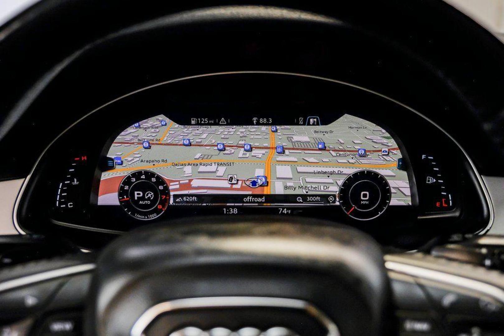 2018 Florett Silver Metallic /Black Audi Q7 2.0T Premium Plus (WA1LHAF70JD) with an 2.0L I4 TFSI DOHC engine, Automatic transmission, located at 15300 Midway Rd., Addison, TX, 75001, (972) 702-0011, 32.958321, -96.838074 - 2018 Audi Q7 3.0T Prestige Quattro<br><br>Now Available at Midway Auto Group, Addison, Texas<br><br>Luxurious, powerful, and technologically advanced the 2018 Audi Q7 Prestige Quattro represents the pinnacle of Audis three-row SUV lineup. With its supercharged V6 engine, exceptional ride quality, pr - Photo#22