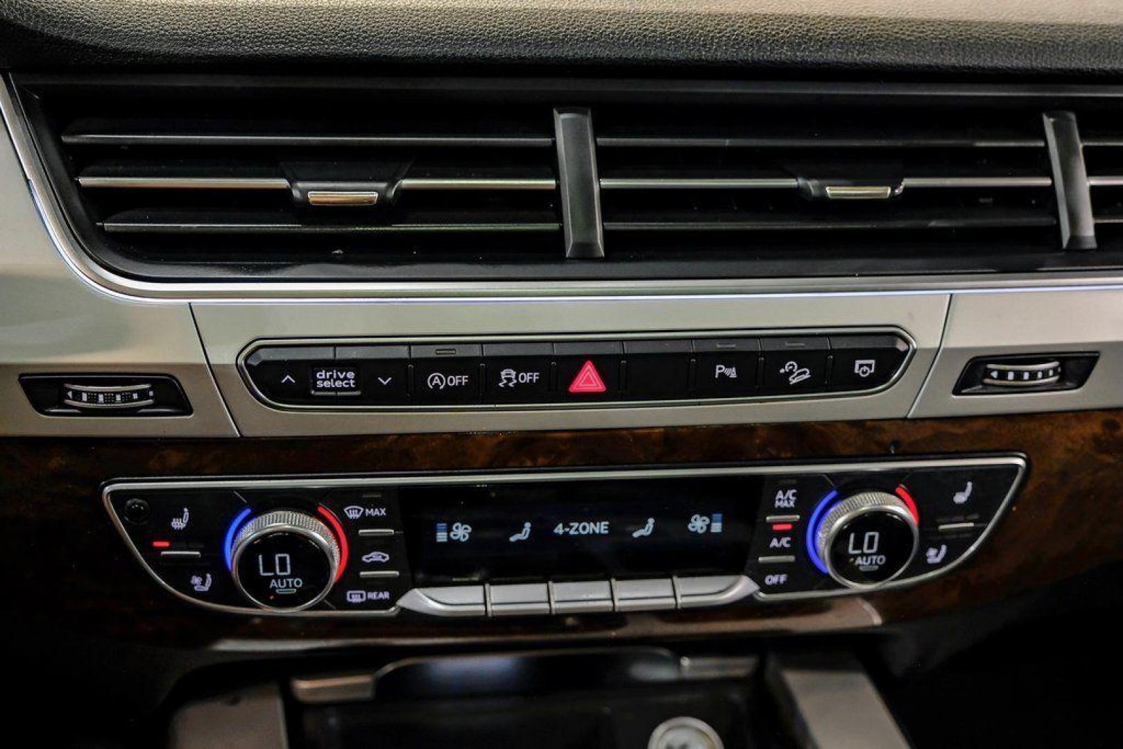 2018 Florett Silver Metallic /Black Audi Q7 2.0T Premium Plus (WA1LHAF70JD) with an 2.0L I4 TFSI DOHC engine, Automatic transmission, located at 15300 Midway Rd., Addison, TX, 75001, (972) 702-0011, 32.958321, -96.838074 - 2018 Audi Q7 3.0T Prestige Quattro<br><br>Now Available at Midway Auto Group, Addison, Texas<br><br>Luxurious, powerful, and technologically advanced the 2018 Audi Q7 Prestige Quattro represents the pinnacle of Audis three-row SUV lineup. With its supercharged V6 engine, exceptional ride quality, pr - Photo#33