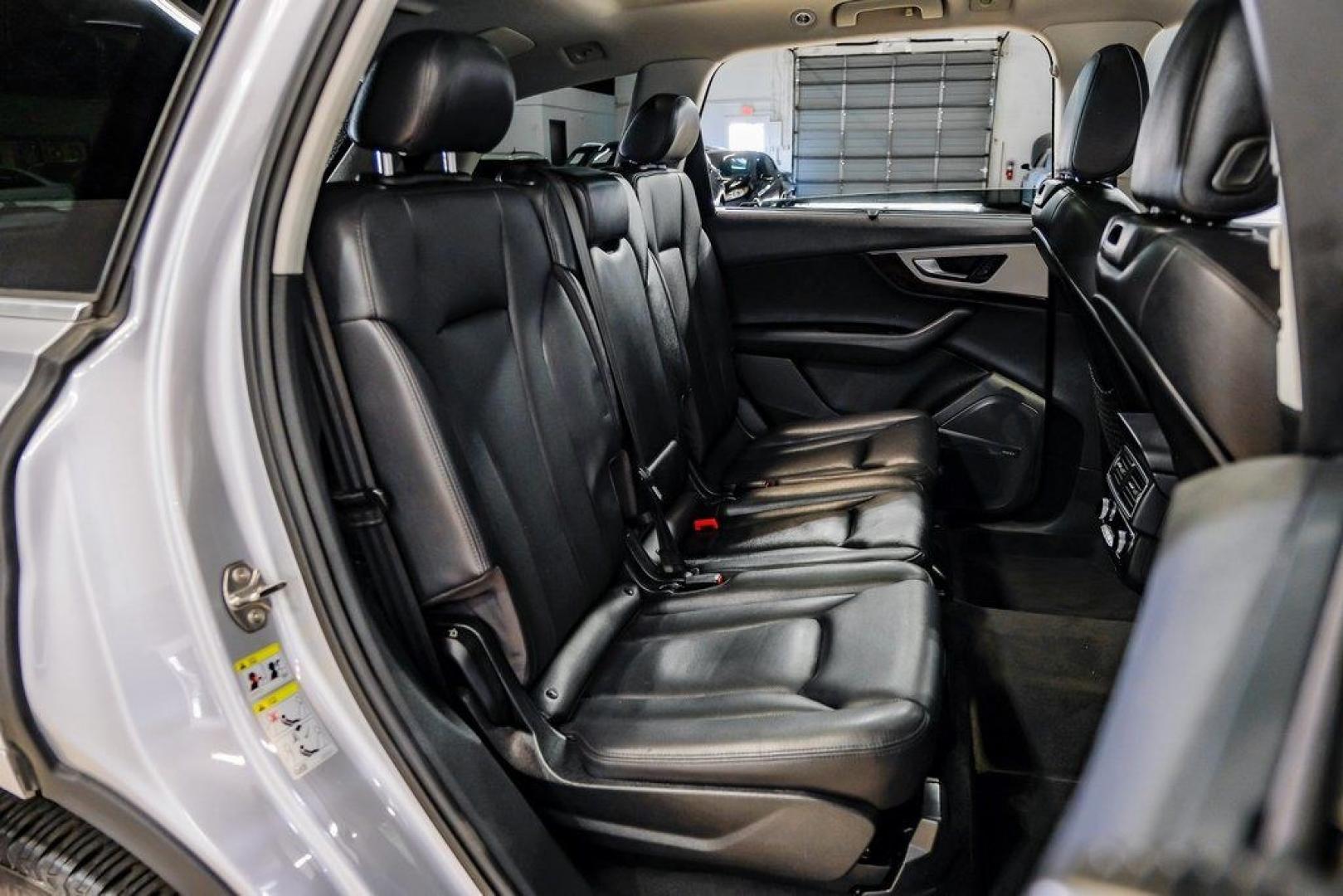 2018 Florett Silver Metallic /Black Audi Q7 2.0T Premium Plus (WA1LHAF70JD) with an 2.0L I4 TFSI DOHC engine, Automatic transmission, located at 15300 Midway Rd., Addison, TX, 75001, (972) 702-0011, 32.958321, -96.838074 - 2018 Audi Q7 3.0T Prestige Quattro<br><br>Now Available at Midway Auto Group, Addison, Texas<br><br>Luxurious, powerful, and technologically advanced the 2018 Audi Q7 Prestige Quattro represents the pinnacle of Audis three-row SUV lineup. With its supercharged V6 engine, exceptional ride quality, pr- Photo#43