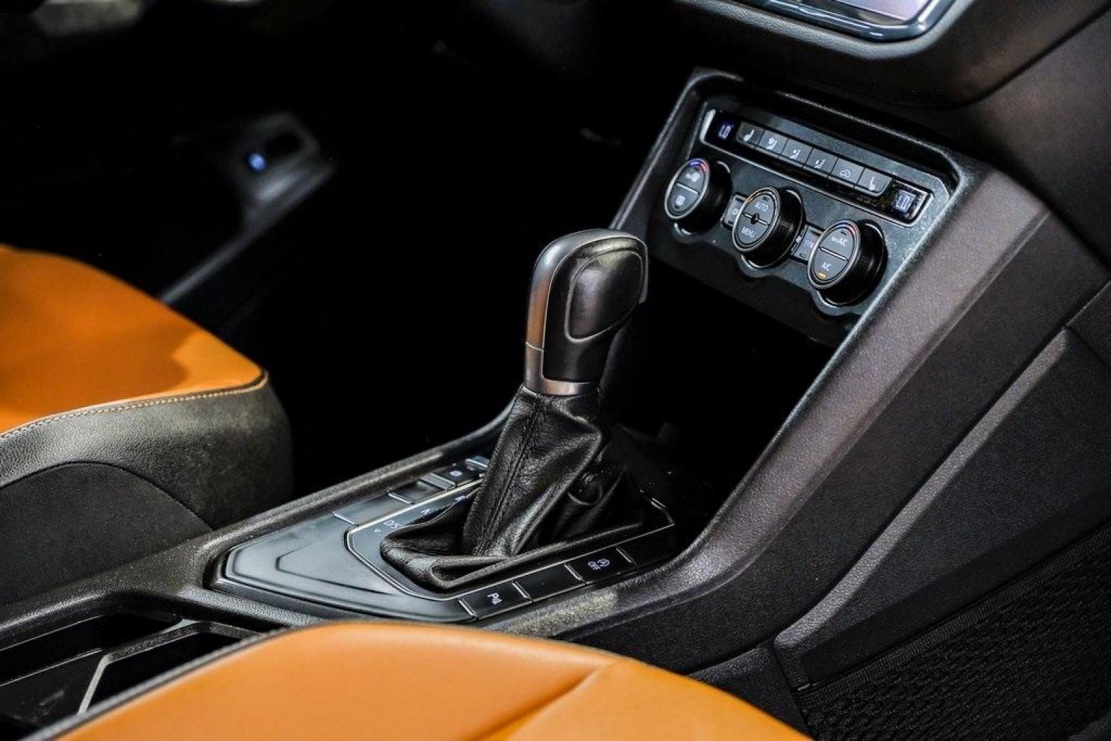 2019 Deep Black /Golden Oak and Black Volkswagen Tiguan 2.0T SEL (3VV3B7AX4KM) with an 2.0L TSI DOHC engine, Automatic transmission, located at 15300 Midway Rd., Addison, TX, 75001, (972) 702-0011, 32.958321, -96.838074 - Photo#26