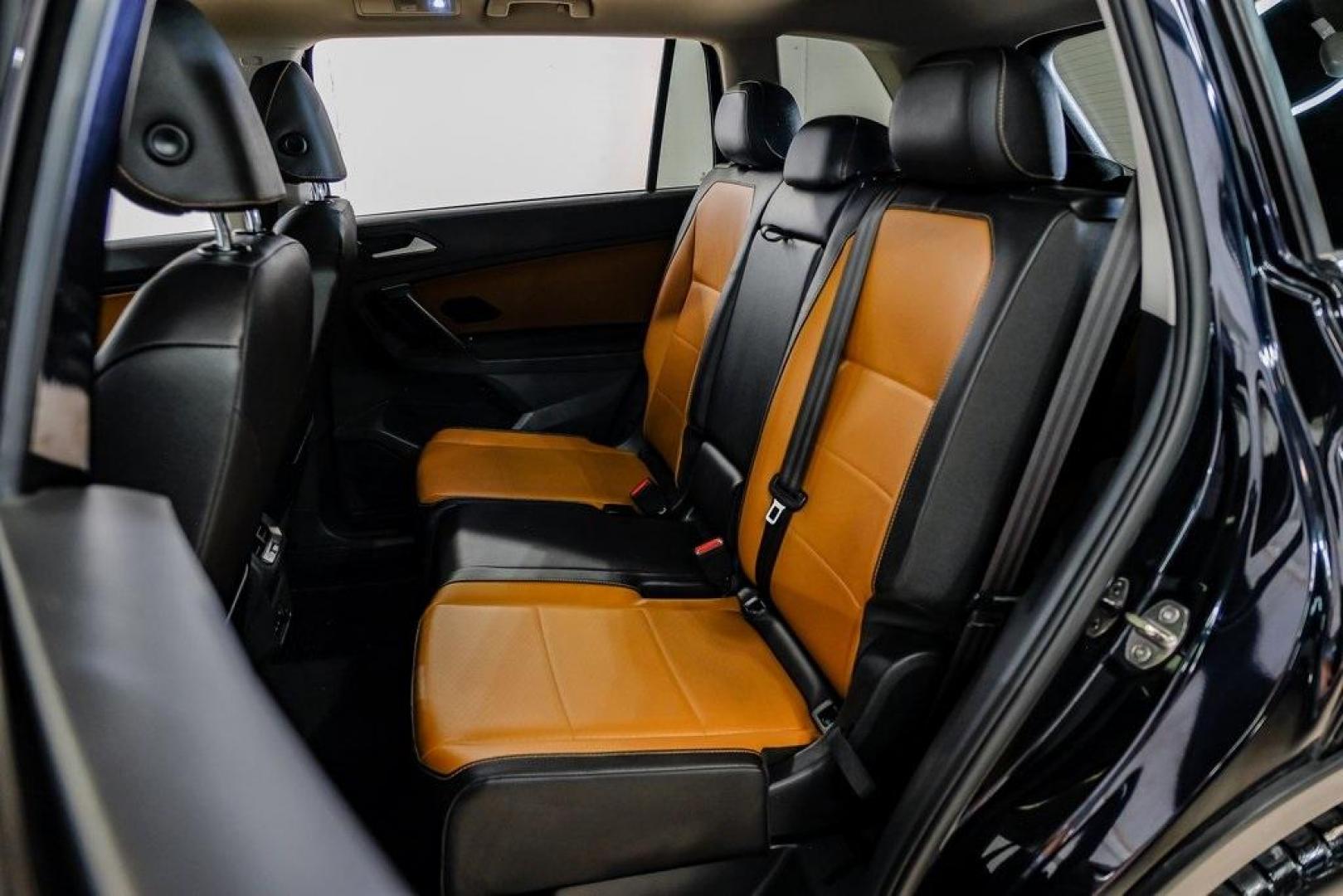 2019 Deep Black /Golden Oak and Black Volkswagen Tiguan 2.0T SEL (3VV3B7AX4KM) with an 2.0L TSI DOHC engine, Automatic transmission, located at 15300 Midway Rd., Addison, TX, 75001, (972) 702-0011, 32.958321, -96.838074 - Photo#44