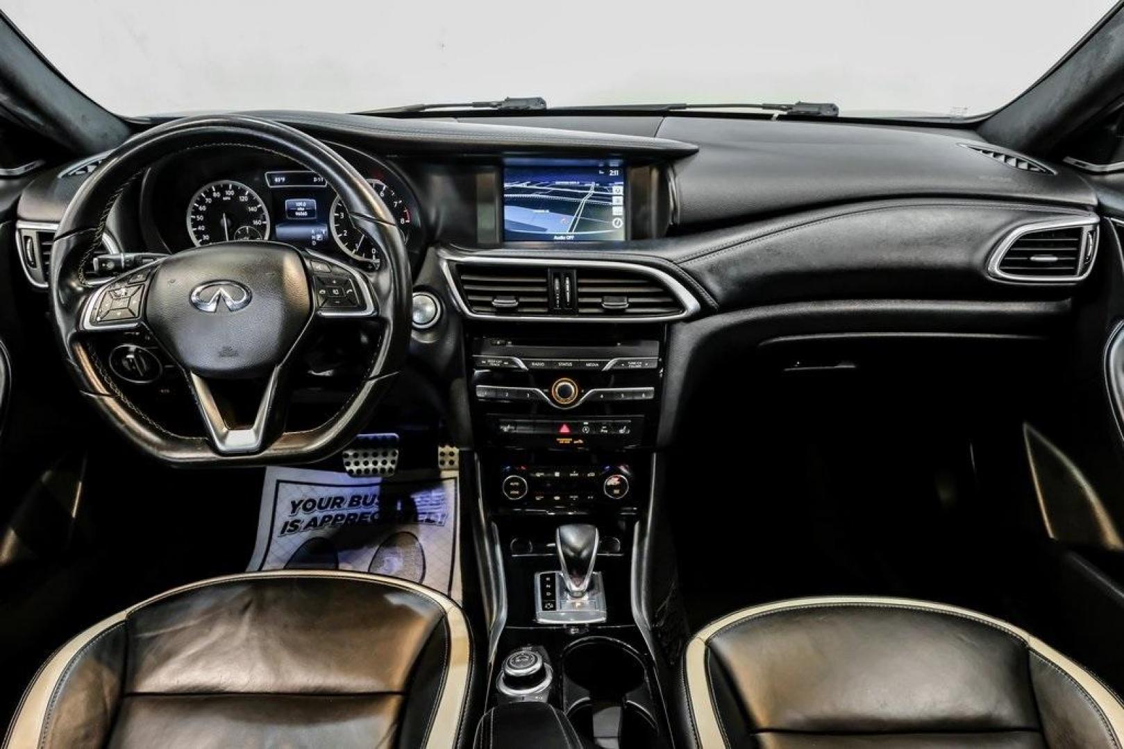 2019 Ink Blue /Graphite INFINITI QX30 Sport (SJKCH5CP8KA) with an 2.0L I4 DOHC Turbocharged engine, Automatic transmission, located at 15300 Midway Rd., Addison, TX, 75001, (972) 702-0011, 32.958321, -96.838074 - Photo#20