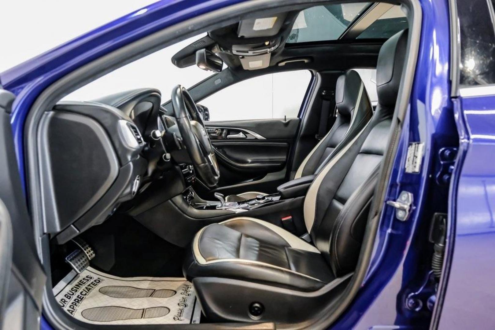 2019 Ink Blue /Graphite INFINITI QX30 Sport (SJKCH5CP8KA) with an 2.0L I4 DOHC Turbocharged engine, Automatic transmission, located at 15300 Midway Rd., Addison, TX, 75001, (972) 702-0011, 32.958321, -96.838074 - 2019 INFINITI QX30 Sport<br><br>Now Available at Midway Auto Group, Addison, Texas<br><br>Aggressive, athletic, and premium the 2019 INFINITI QX30 Sport stands out with its lower stance, sport-tuned suspension, upgraded interior, and bold styling enhancements. As the performance-oriented model in th - Photo#3