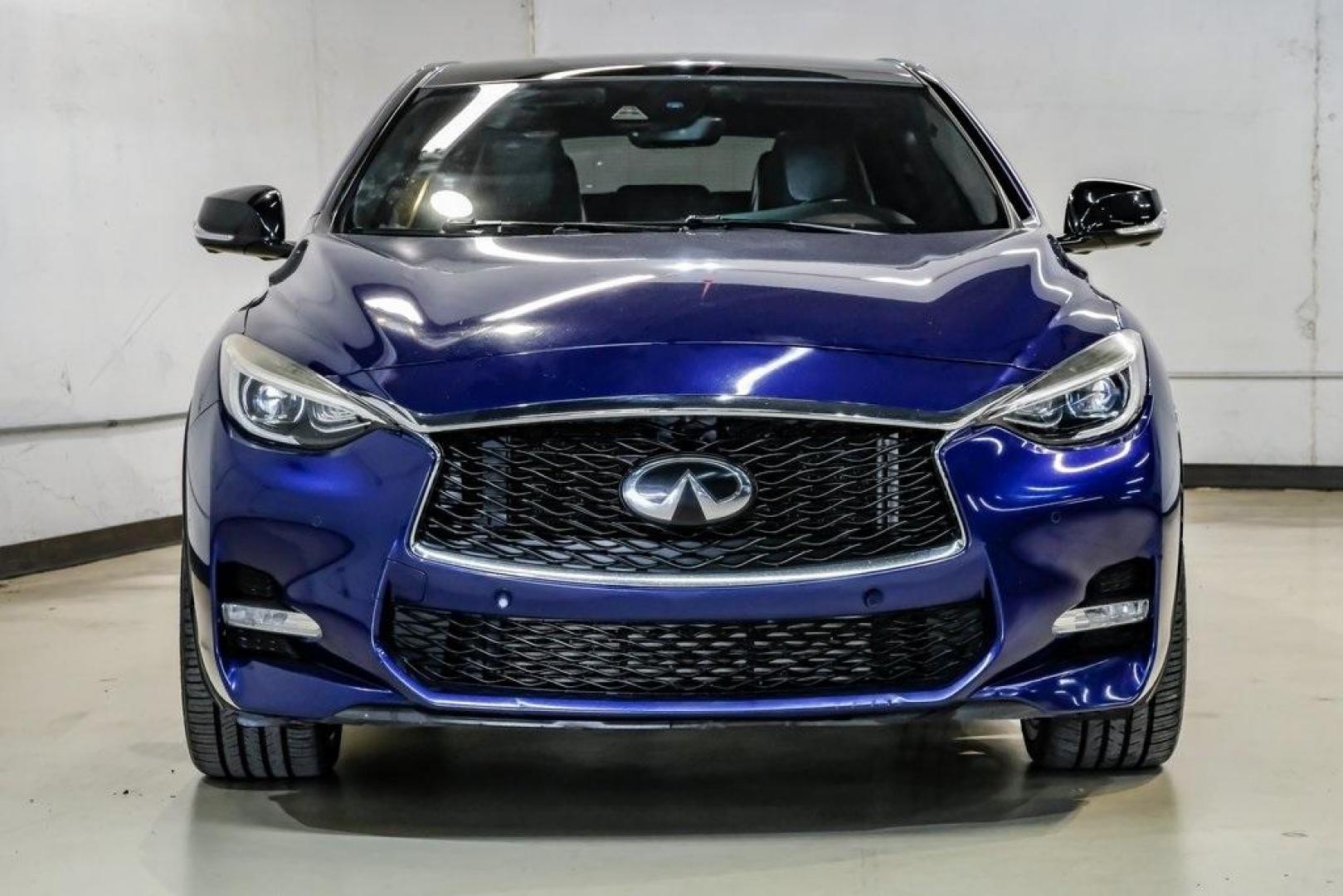 2019 Ink Blue /Graphite INFINITI QX30 Sport (SJKCH5CP8KA) with an 2.0L I4 DOHC Turbocharged engine, Automatic transmission, located at 15300 Midway Rd., Addison, TX, 75001, (972) 702-0011, 32.958321, -96.838074 - 2019 INFINITI QX30 Sport<br><br>Now Available at Midway Auto Group, Addison, Texas<br><br>Aggressive, athletic, and premium the 2019 INFINITI QX30 Sport stands out with its lower stance, sport-tuned suspension, upgraded interior, and bold styling enhancements. As the performance-oriented model in th - Photo#7