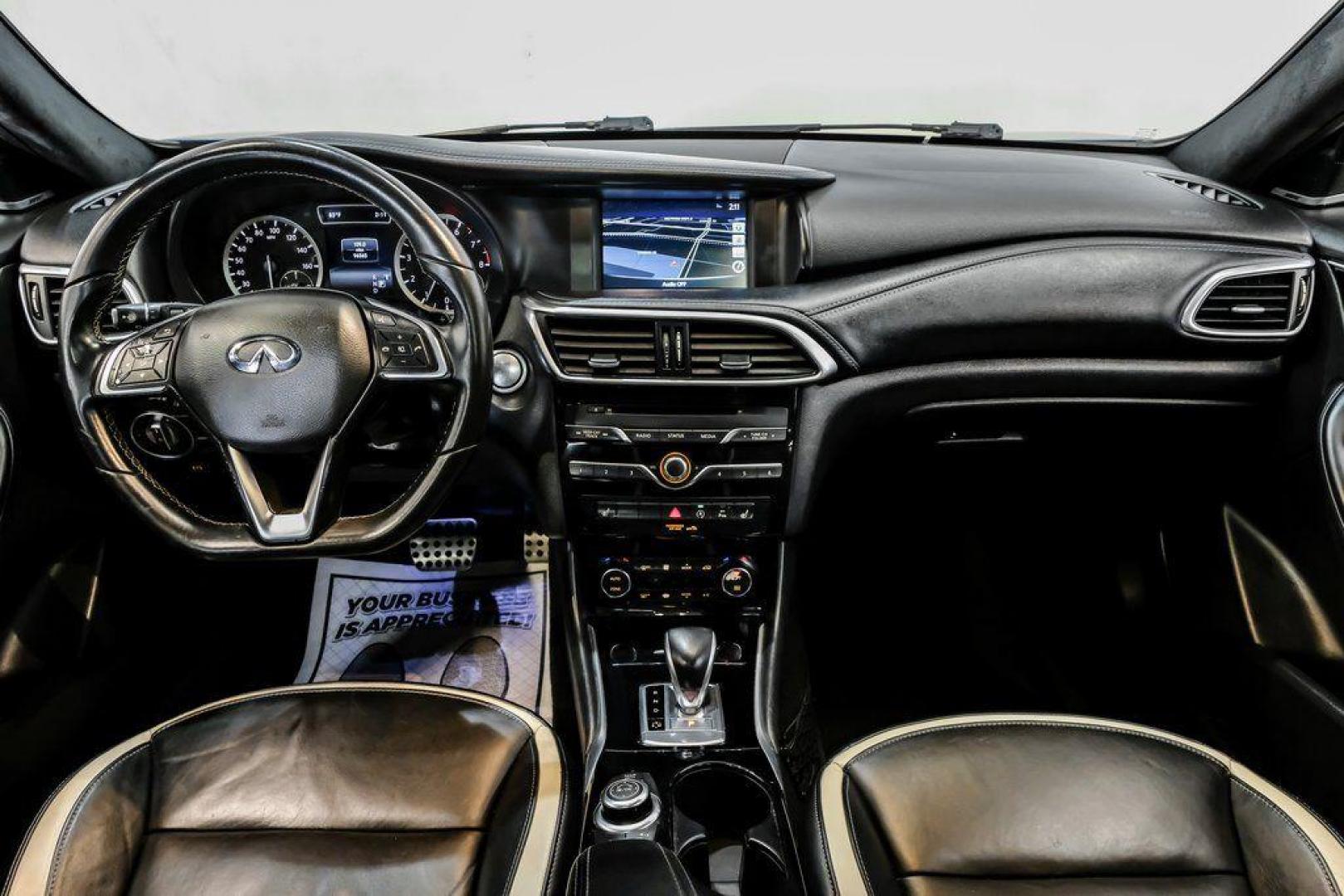 2019 Ink Blue /Graphite INFINITI QX30 Sport (SJKCH5CP8KA) with an 2.0L I4 DOHC Turbocharged engine, Automatic transmission, located at 15300 Midway Rd., Addison, TX, 75001, (972) 702-0011, 32.958321, -96.838074 - 2019 INFINITI QX30 Sport<br><br>Now Available at Midway Auto Group, Addison, Texas<br><br>Aggressive, athletic, and premium the 2019 INFINITI QX30 Sport stands out with its lower stance, sport-tuned suspension, upgraded interior, and bold styling enhancements. As the performance-oriented model in th - Photo#20