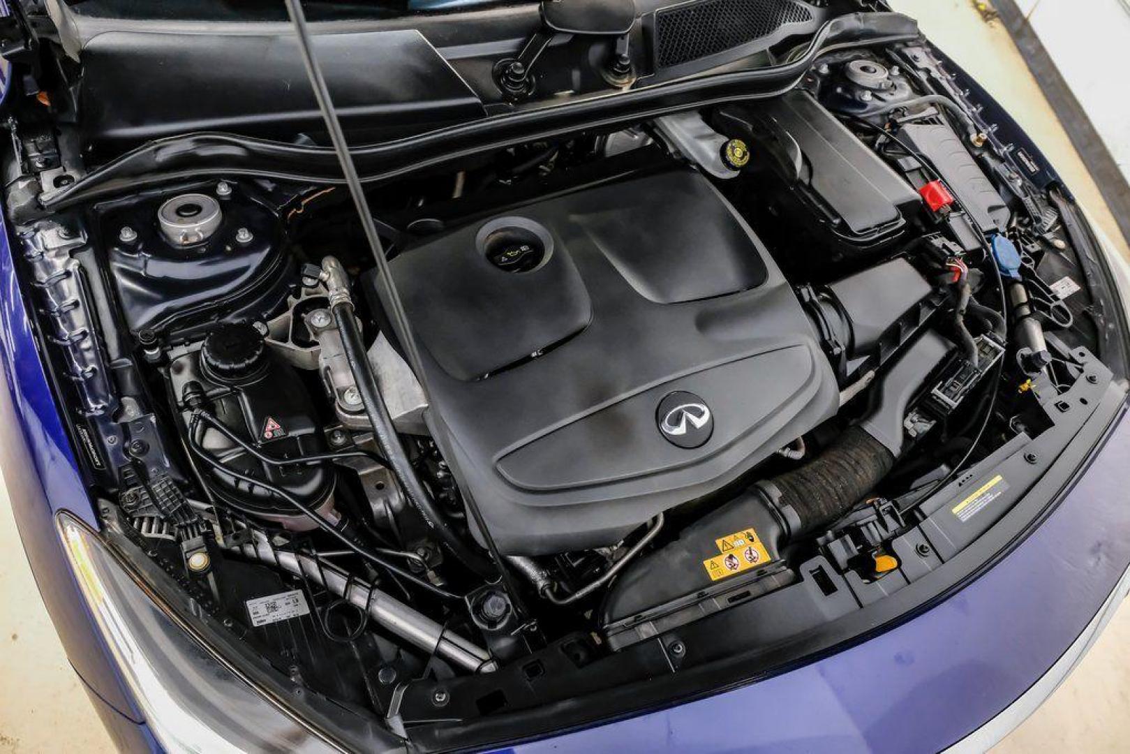 2019 Ink Blue /Graphite INFINITI QX30 Sport (SJKCH5CP8KA) with an 2.0L I4 DOHC Turbocharged engine, Automatic transmission, located at 15300 Midway Rd., Addison, TX, 75001, (972) 702-0011, 32.958321, -96.838074 - 2019 INFINITI QX30 Sport<br><br>Now Available at Midway Auto Group, Addison, Texas<br><br>Aggressive, athletic, and premium the 2019 INFINITI QX30 Sport stands out with its lower stance, sport-tuned suspension, upgraded interior, and bold styling enhancements. As the performance-oriented model in th - Photo#58