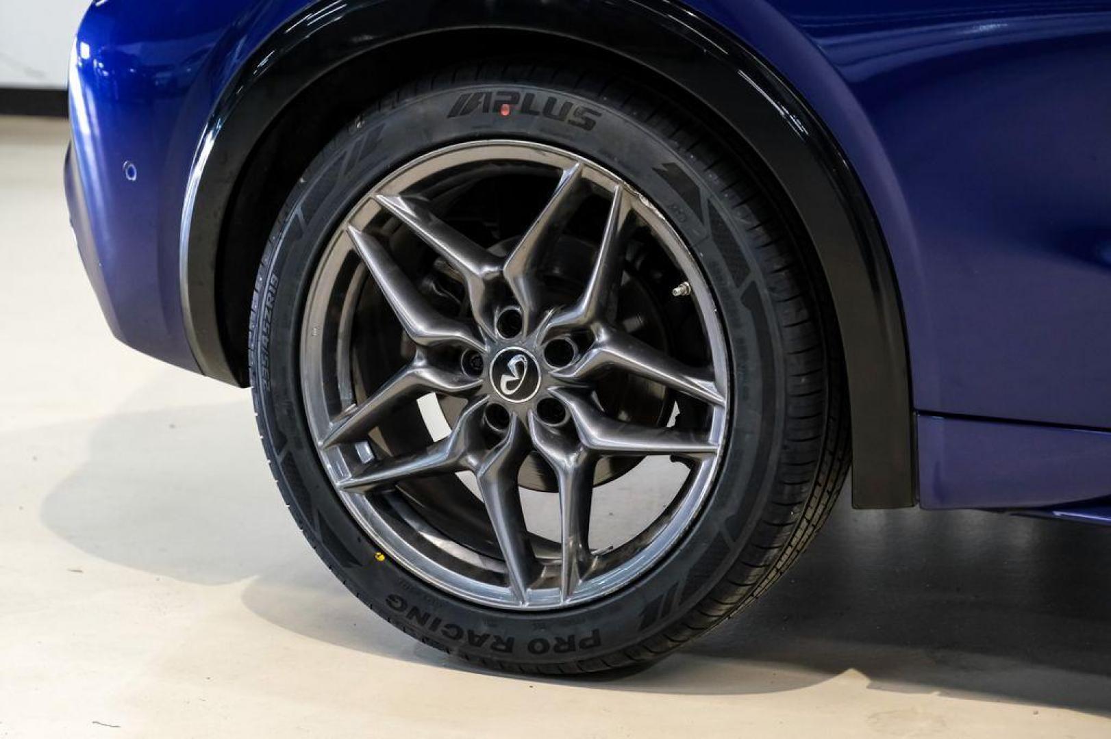 2019 Ink Blue /Graphite INFINITI QX30 Sport (SJKCH5CP8KA) with an 2.0L I4 DOHC Turbocharged engine, Automatic transmission, located at 15300 Midway Rd., Addison, TX, 75001, (972) 702-0011, 32.958321, -96.838074 - 2019 INFINITI QX30 Sport<br><br>Now Available at Midway Auto Group, Addison, Texas<br><br>Aggressive, athletic, and premium the 2019 INFINITI QX30 Sport stands out with its lower stance, sport-tuned suspension, upgraded interior, and bold styling enhancements. As the performance-oriented model in th - Photo#59