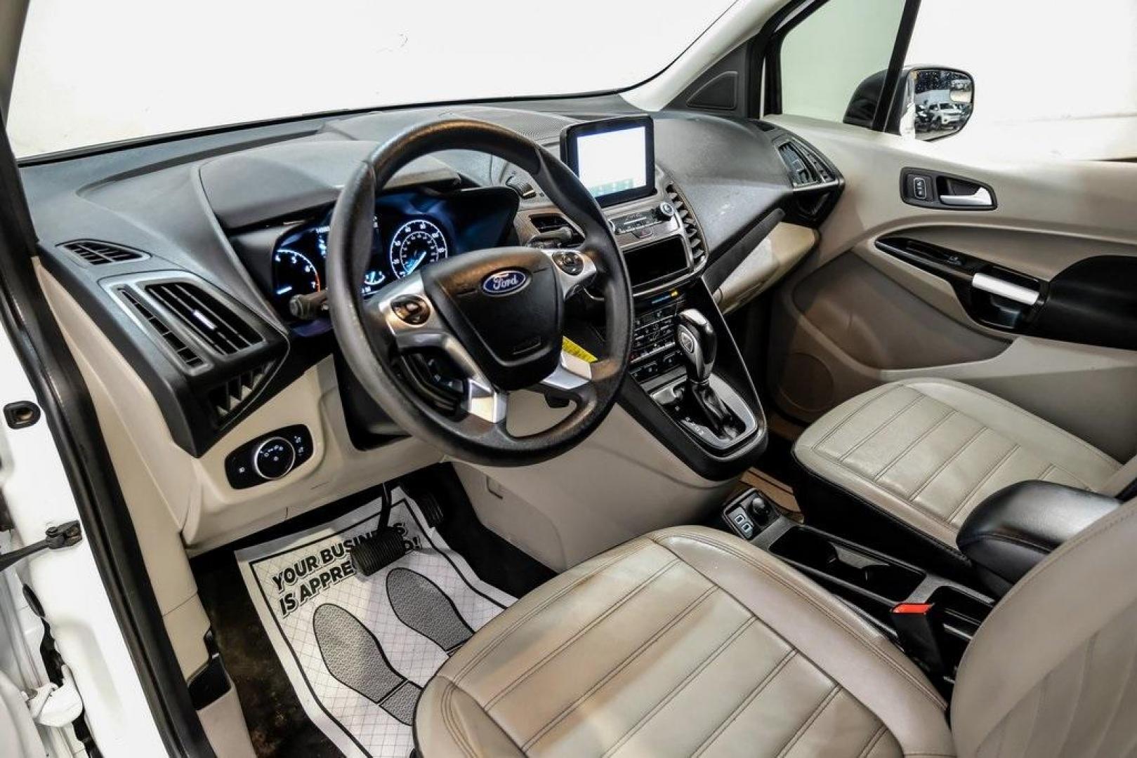 2020 Frozen White /Palazzo Grey Ford Transit Connect XLT (NM0GS9F26L1) with an I4 engine, Automatic transmission, located at 15300 Midway Rd., Addison, TX, 75001, (972) 702-0011, 32.958321, -96.838074 - Photo#2