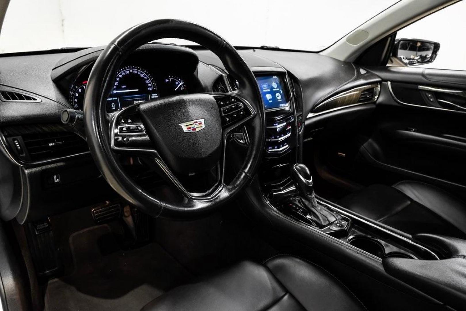 2017 Crystal White Tricoat /Jet Black With Jet Black Accents Cadillac ATS 2.0L Turbo (1G6AA1RX0H0) with an 2.0L Turbo I4 DI DOHC VVT engine, Automatic transmission, located at 15300 Midway Rd., Addison, TX, 75001, (972) 702-0011, 32.958321, -96.838074 - Photo#2