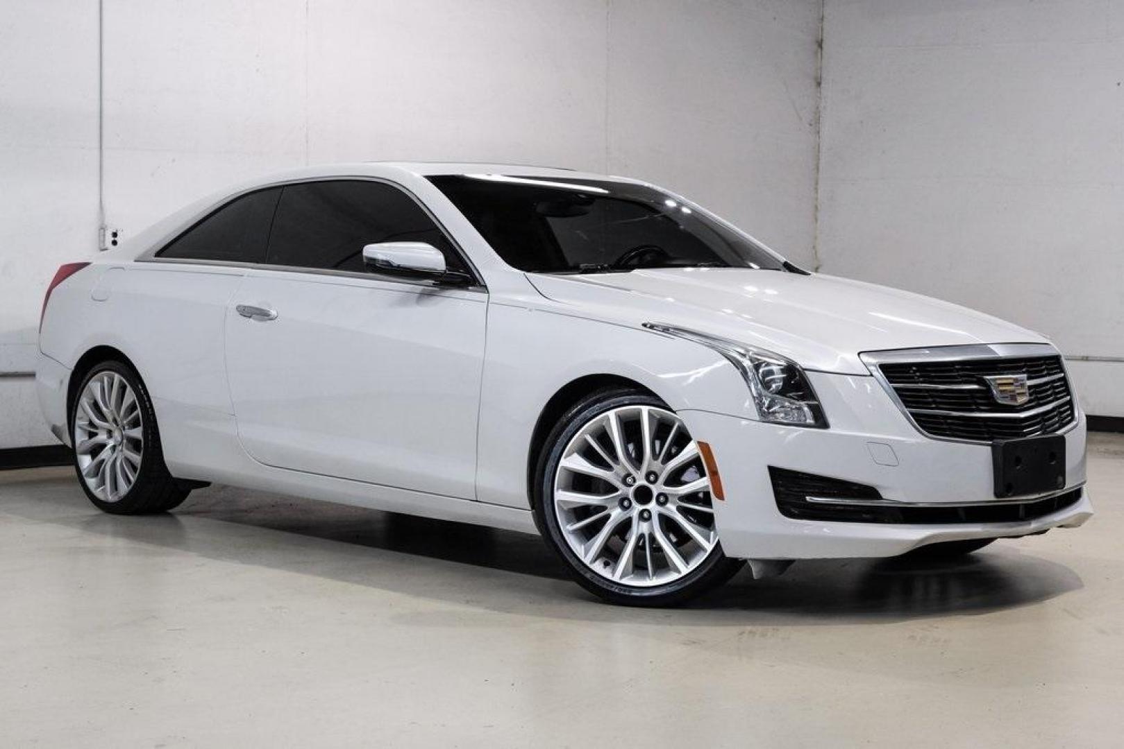 2017 Crystal White Tricoat /Jet Black With Jet Black Accents Cadillac ATS 2.0L Turbo (1G6AA1RX0H0) with an 2.0L Turbo I4 DI DOHC VVT engine, Automatic transmission, located at 15300 Midway Rd., Addison, TX, 75001, (972) 702-0011, 32.958321, -96.838074 - Photo#6