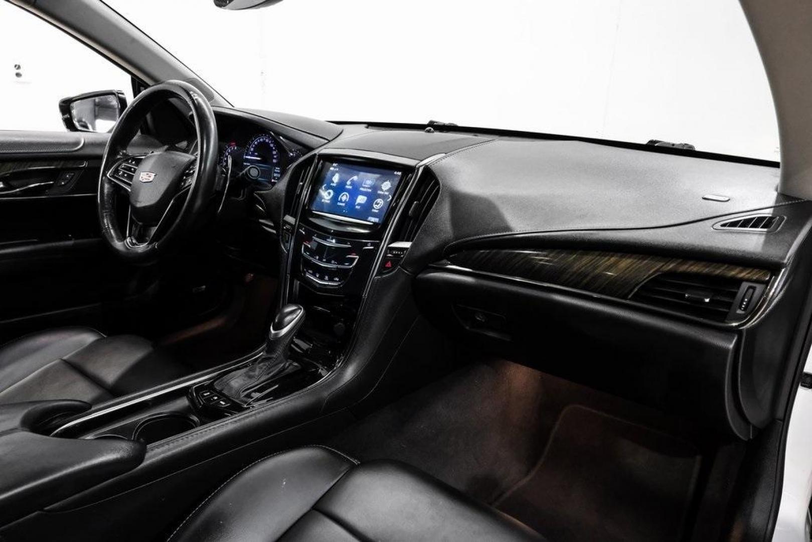 2017 Crystal White Tricoat /Jet Black With Jet Black Accents Cadillac ATS 2.0L Turbo (1G6AA1RX0H0) with an 2.0L Turbo I4 DI DOHC VVT engine, Automatic transmission, located at 15300 Midway Rd., Addison, TX, 75001, (972) 702-0011, 32.958321, -96.838074 - Photo#14