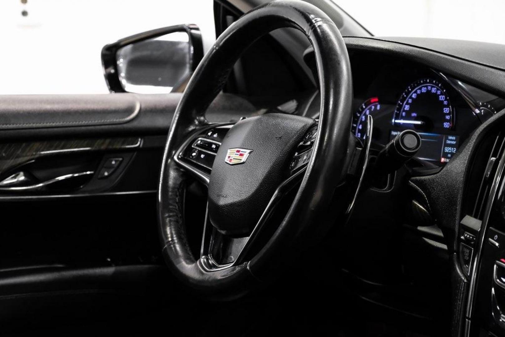 2017 Crystal White Tricoat /Jet Black With Jet Black Accents Cadillac ATS 2.0L Turbo (1G6AA1RX0H0) with an 2.0L Turbo I4 DI DOHC VVT engine, Automatic transmission, located at 15300 Midway Rd., Addison, TX, 75001, (972) 702-0011, 32.958321, -96.838074 - Photo#15