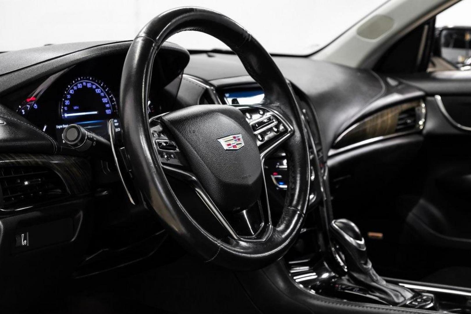 2017 Crystal White Tricoat /Jet Black With Jet Black Accents Cadillac ATS 2.0L Turbo (1G6AA1RX0H0) with an 2.0L Turbo I4 DI DOHC VVT engine, Automatic transmission, located at 15300 Midway Rd., Addison, TX, 75001, (972) 702-0011, 32.958321, -96.838074 - Photo#16