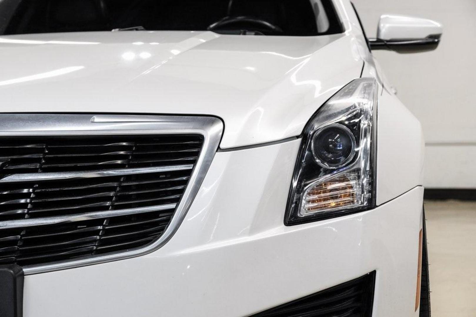 2017 Crystal White Tricoat /Jet Black With Jet Black Accents Cadillac ATS 2.0L Turbo (1G6AA1RX0H0) with an 2.0L Turbo I4 DI DOHC VVT engine, Automatic transmission, located at 15300 Midway Rd., Addison, TX, 75001, (972) 702-0011, 32.958321, -96.838074 - Photo#40