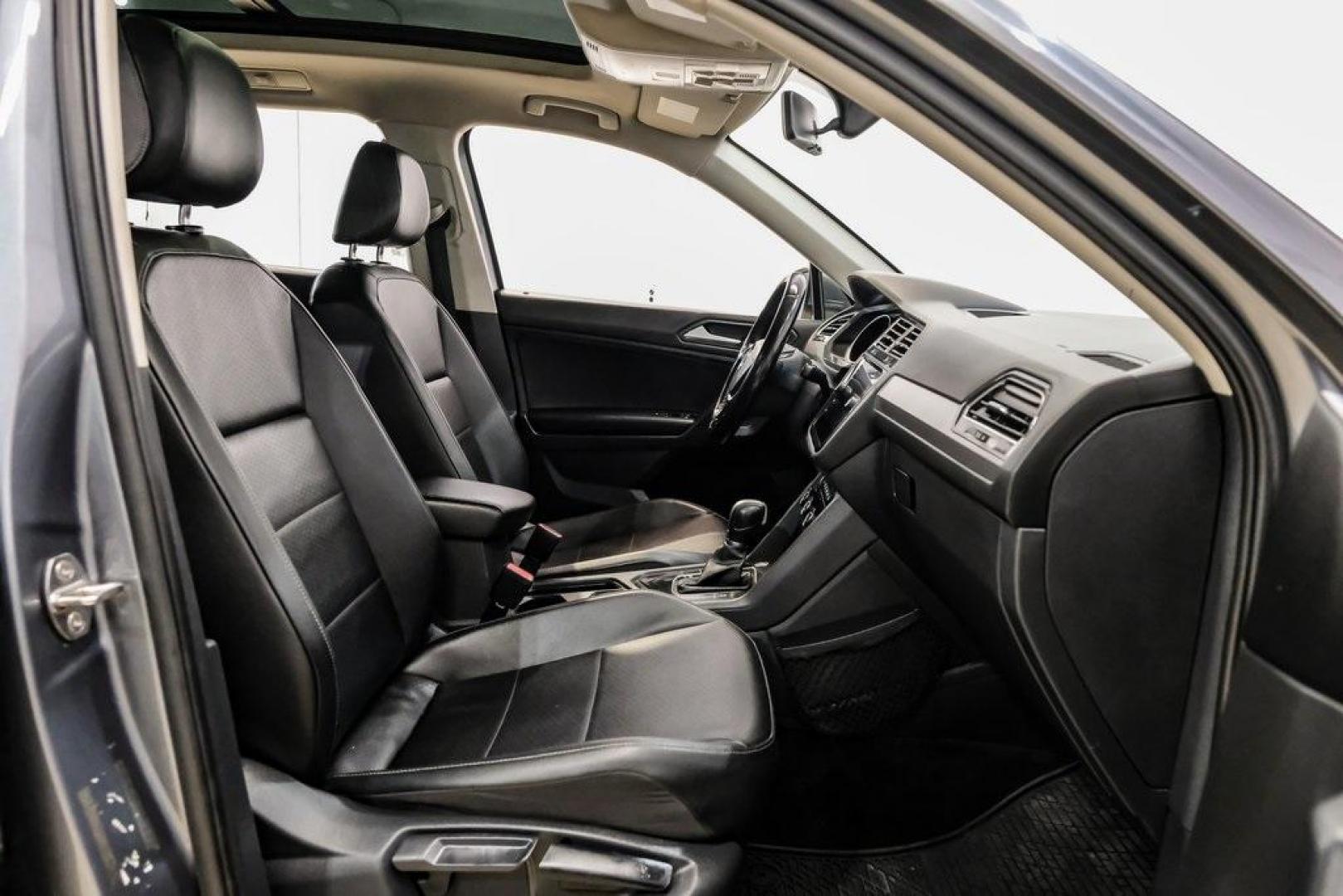 2019 Platinum Gray Metallic /Titan Black Volkswagen Tiguan 2.0T SE (3VV3B7AX8KM) with an 2.0L TSI DOHC engine, Automatic transmission, located at 15300 Midway Rd., Addison, TX, 75001, (972) 702-0011, 32.958321, -96.838074 - Photo#40