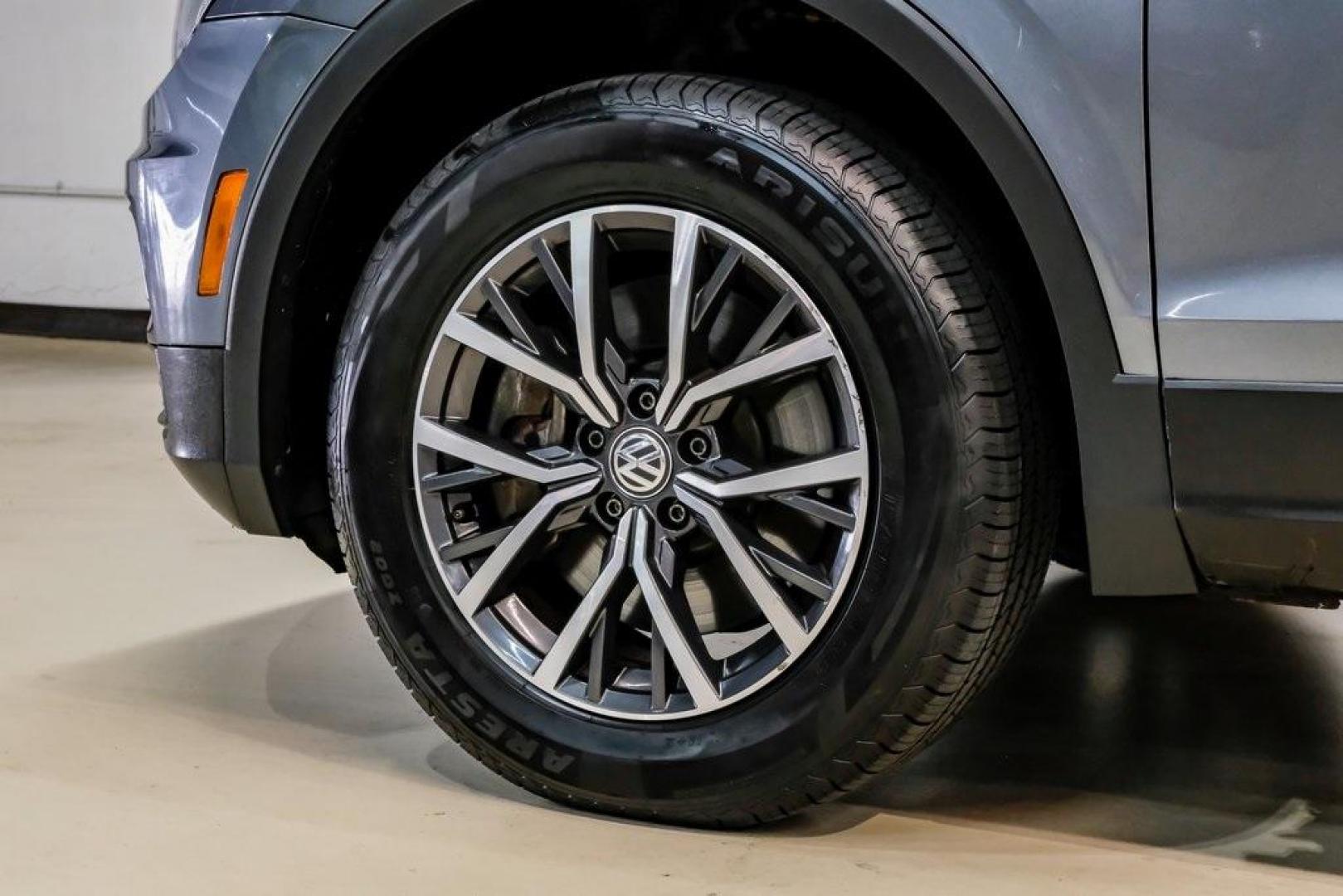 2019 Platinum Gray Metallic /Titan Black Volkswagen Tiguan 2.0T SE (3VV3B7AX8KM) with an 2.0L TSI DOHC engine, Automatic transmission, located at 15300 Midway Rd., Addison, TX, 75001, (972) 702-0011, 32.958321, -96.838074 - Photo#65