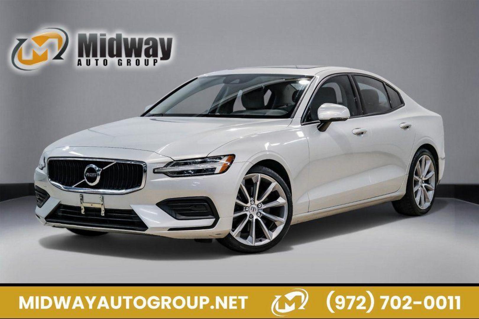 2019 Birch /Blond Volvo S60 T5 Momentum (7JR102FK9KG) with an I4 engine, Automatic transmission, located at 15300 Midway Rd., Addison, TX, 75001, (972) 702-0011, 32.958321, -96.838074 - 2019 Volvo S60 T5 Momentum<br><br>Now Available at Midway Auto Group, Addison, Texas<br><br>Elegant, safe, and undeniably Scandinavian the 2019 Volvo S60 T5 Momentum delivers a premium driving experience with sleek styling, advanced safety technology, and a smooth, turbocharged engine. As Volvos wel - Photo#0