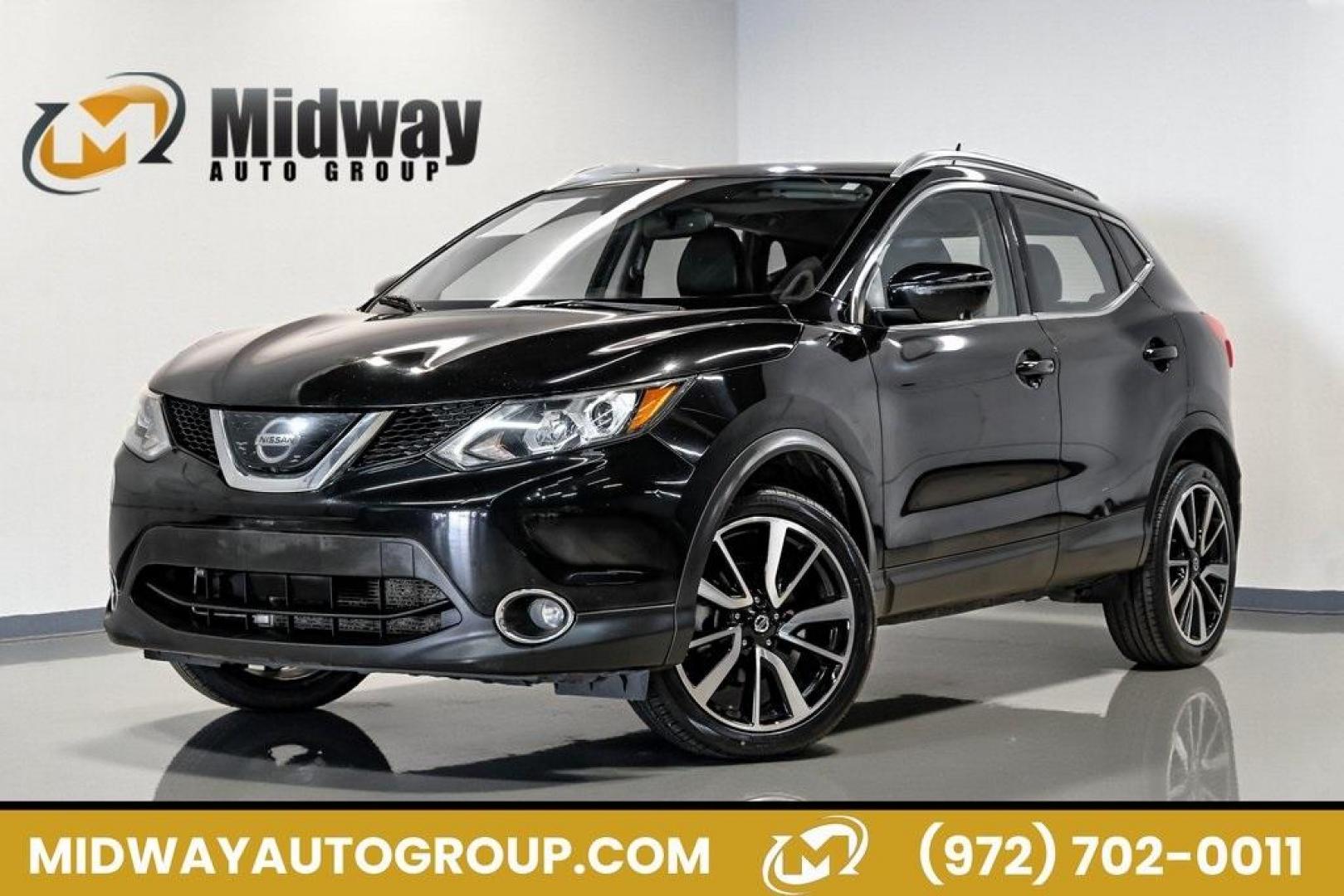 2019 Magnetic Black Pearl /Charcoal Nissan Rogue Sport SL (JN1BJ1CP4KW) with an 2.0L DOHC engine, CVT transmission, located at 15300 Midway Rd., Addison, TX, 75001, (972) 702-0011, 32.958321, -96.838074 - Photo#0