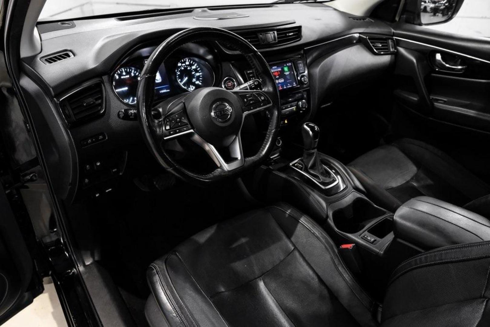 2019 Magnetic Black Pearl /Charcoal Nissan Rogue Sport SL (JN1BJ1CP4KW) with an 2.0L DOHC engine, CVT transmission, located at 15300 Midway Rd., Addison, TX, 75001, (972) 702-0011, 32.958321, -96.838074 - 2019 Nissan Rogue Sport SL<br><br>Now Available at Midway Auto Group, Addison, Texas<br><br>Premium, efficient, and loaded with features the 2019 Nissan Rogue Sport SL is the top-tier trim in the Rogue Sport lineup, offering leather seating, advanced driver-assist technologies, and a refined driving - Photo#2