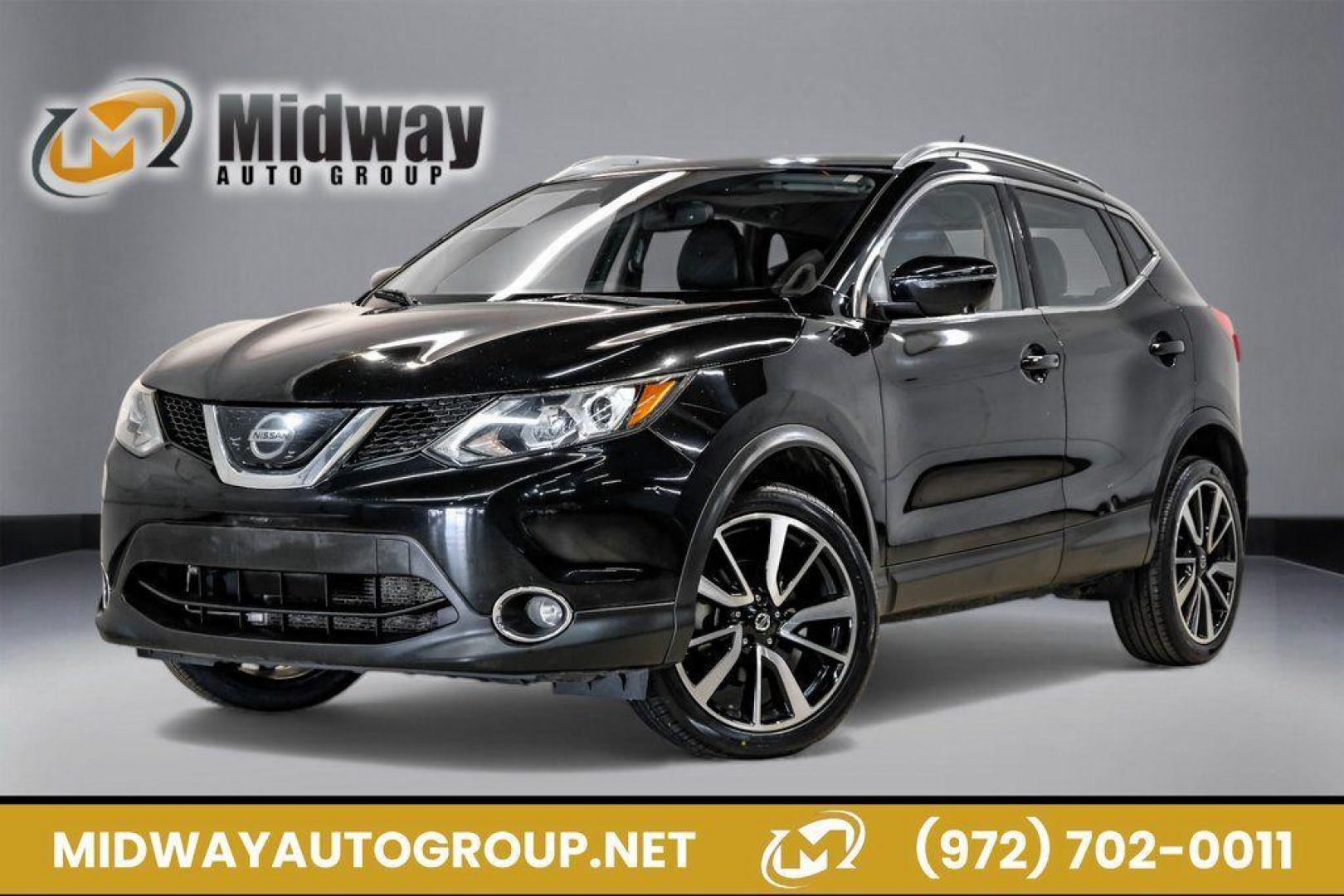 2019 Magnetic Black Pearl /Charcoal Nissan Rogue Sport SL (JN1BJ1CP4KW) with an 2.0L DOHC engine, CVT transmission, located at 15300 Midway Rd., Addison, TX, 75001, (972) 702-0011, 32.958321, -96.838074 - Photo#0