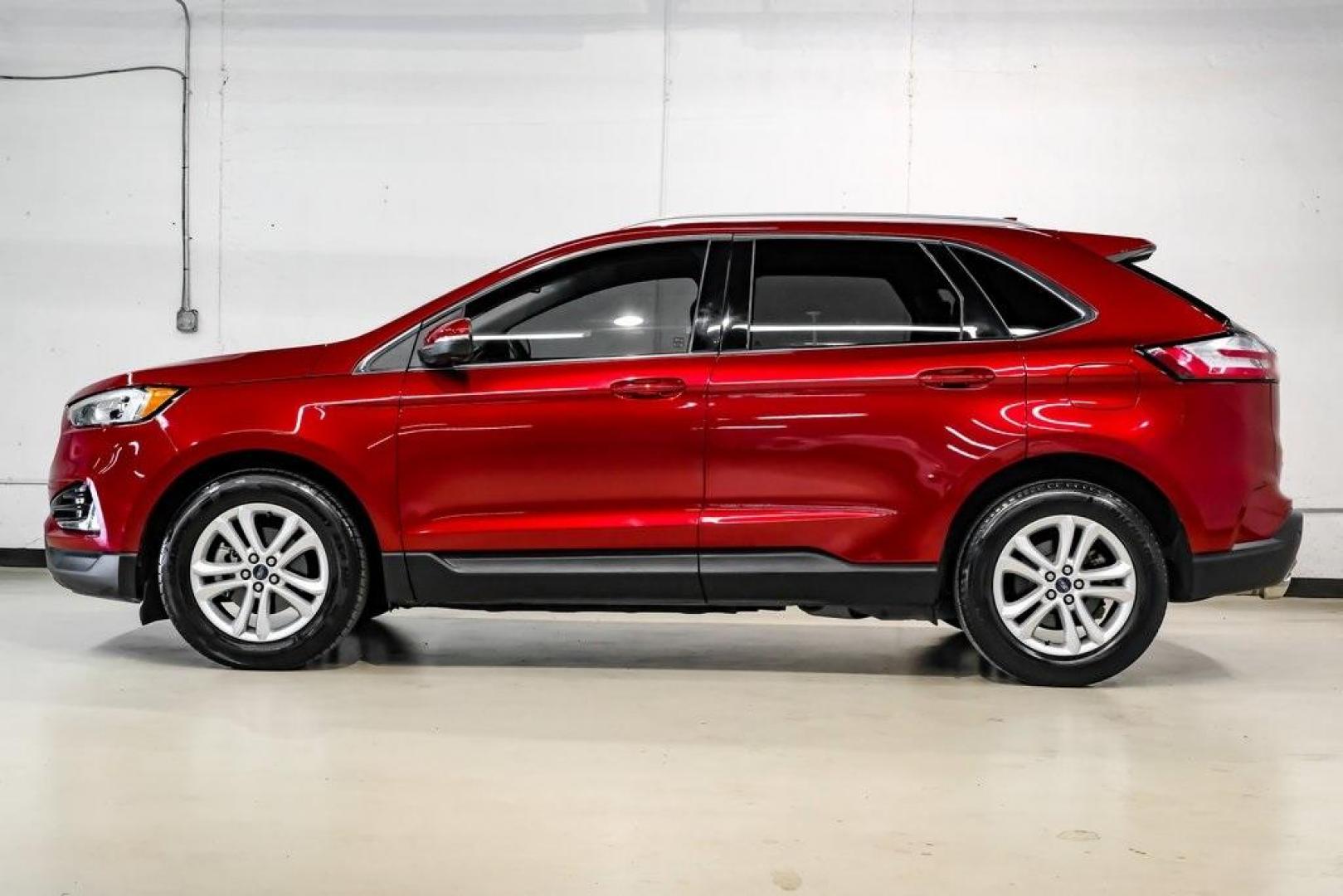 2019 Ruby Red /Ebony Ford Edge SEL (2FMPK3J95KB) with an EcoBoost 2.0L I4 GTDi DOHC Turbocharged VCT engine, Automatic transmission, located at 15300 Midway Rd., Addison, TX, 75001, (972) 702-0011, 32.958321, -96.838074 - Photo#18