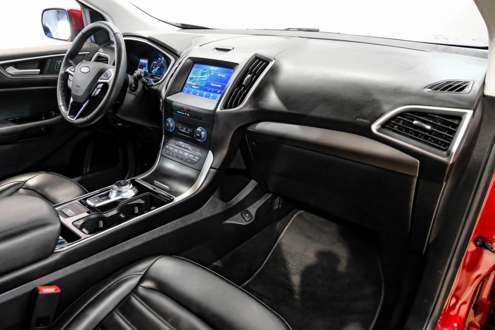 2019 Ruby Red /Ebony Ford Edge SEL (2FMPK3J95KB) with an EcoBoost 2.0L I4 GTDi DOHC Turbocharged VCT engine, Automatic transmission, located at 15300 Midway Rd., Addison, TX, 75001, (972) 702-0011, 32.958321, -96.838074 - Photo#21
