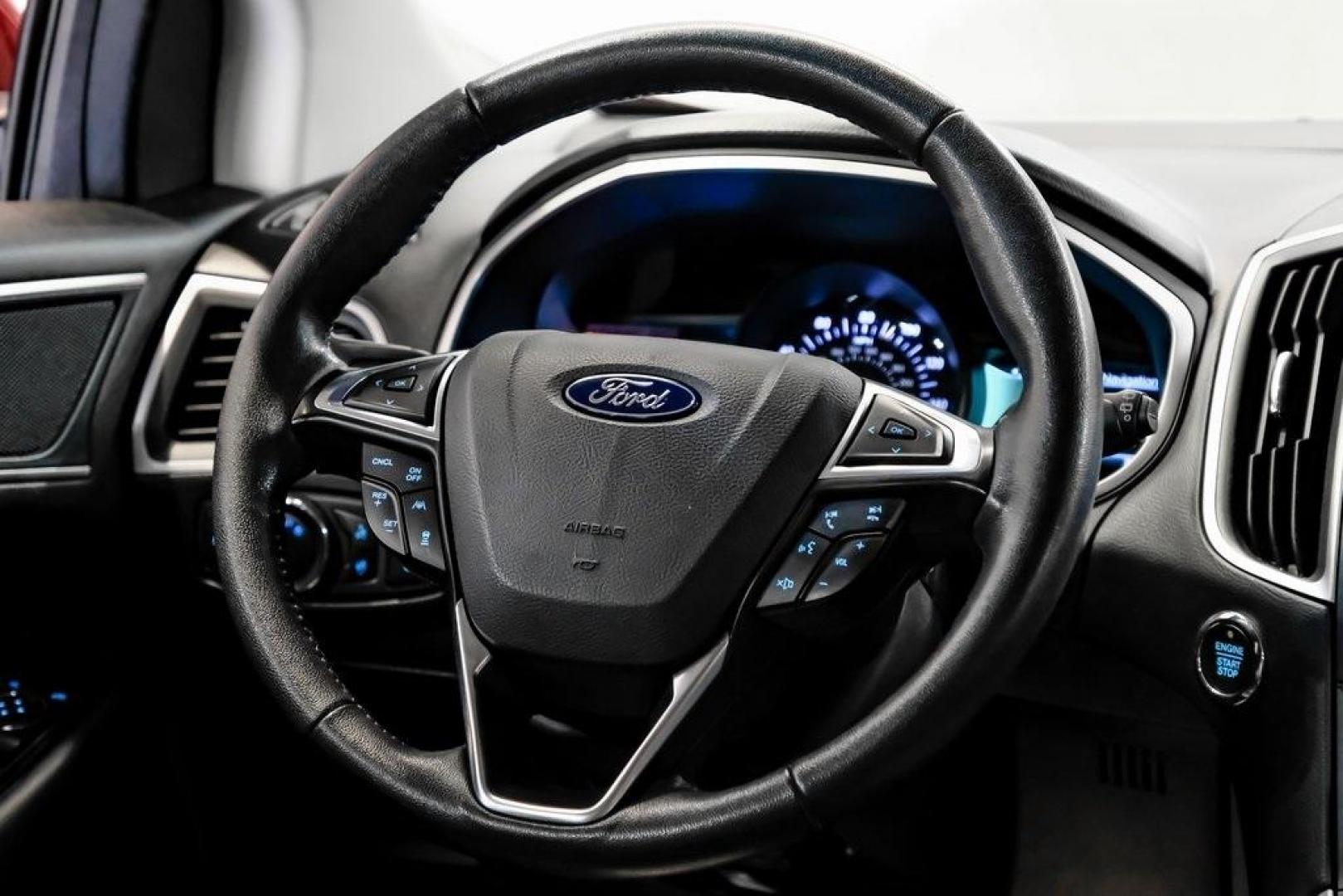 2019 Ruby Red /Ebony Ford Edge SEL (2FMPK3J95KB) with an EcoBoost 2.0L I4 GTDi DOHC Turbocharged VCT engine, Automatic transmission, located at 15300 Midway Rd., Addison, TX, 75001, (972) 702-0011, 32.958321, -96.838074 - Photo#25