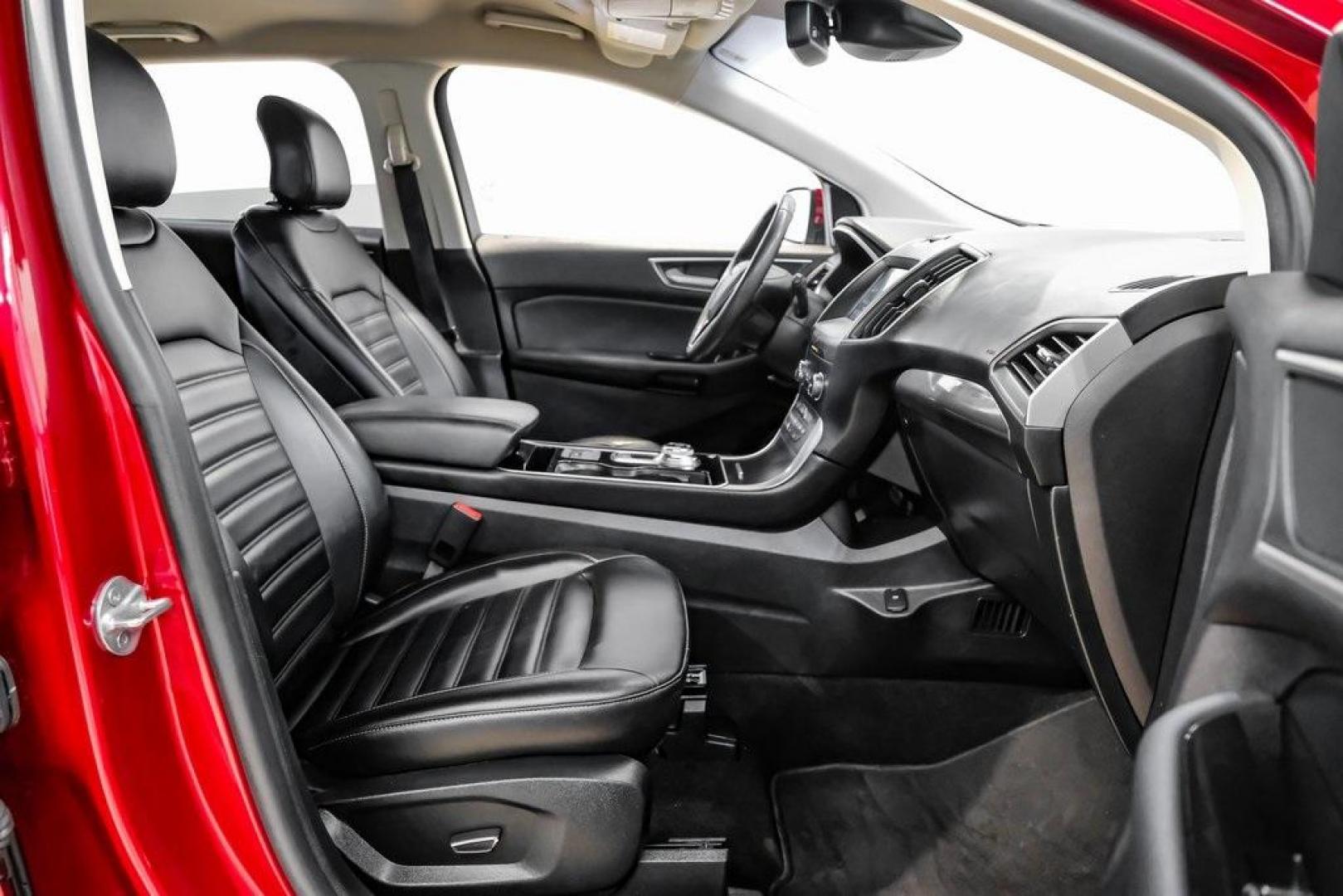 2019 Ruby Red /Ebony Ford Edge SEL (2FMPK3J95KB) with an EcoBoost 2.0L I4 GTDi DOHC Turbocharged VCT engine, Automatic transmission, located at 15300 Midway Rd., Addison, TX, 75001, (972) 702-0011, 32.958321, -96.838074 - Photo#52
