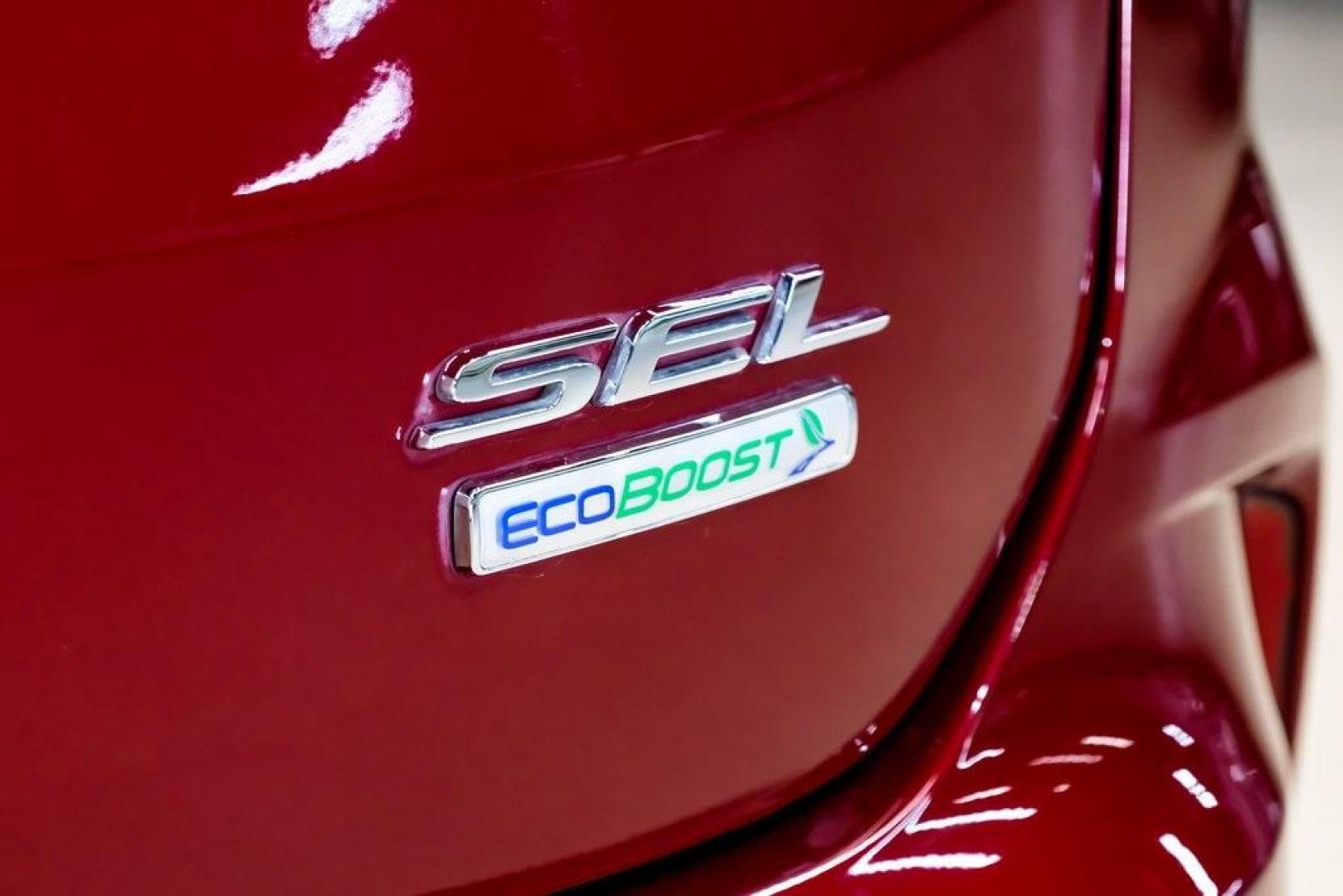 2019 Ruby Red /Ebony Ford Edge SEL (2FMPK3J95KB) with an EcoBoost 2.0L I4 GTDi DOHC Turbocharged VCT engine, Automatic transmission, located at 15300 Midway Rd., Addison, TX, 75001, (972) 702-0011, 32.958321, -96.838074 - Photo#71