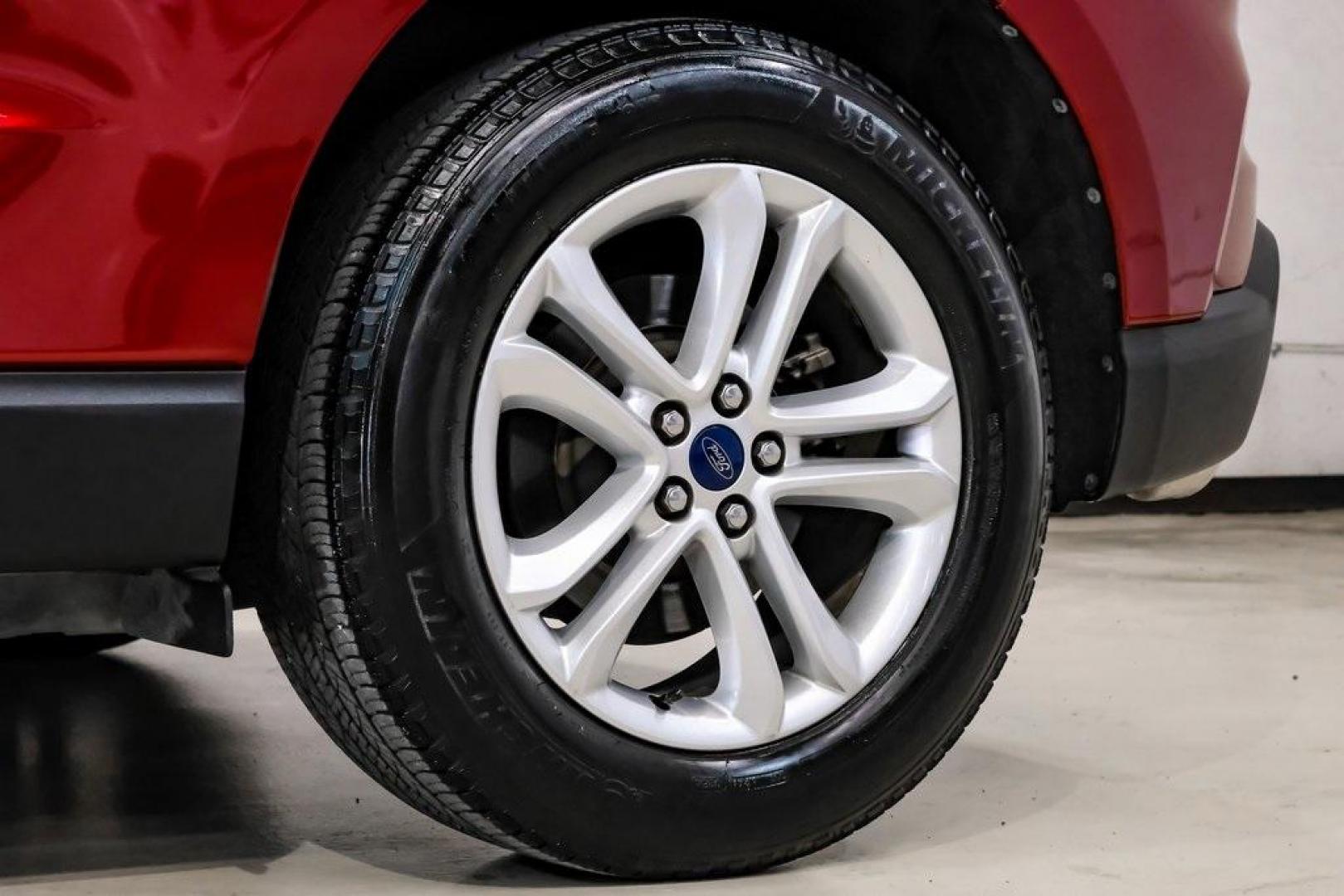 2019 Ruby Red /Ebony Ford Edge SEL (2FMPK3J95KB) with an EcoBoost 2.0L I4 GTDi DOHC Turbocharged VCT engine, Automatic transmission, located at 15300 Midway Rd., Addison, TX, 75001, (972) 702-0011, 32.958321, -96.838074 - Photo#82