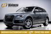 2016 Monsoon Gray Metallic /Black Audi Q5 2.0T Premium Plus (WA1L2AFP9GA) with an 2.0L 4-Cylinder TFSI engine, Automatic transmission, located at 15300 Midway Rd., Addison, TX, 75001, (972) 702-0011, 32.958321, -96.838074 - Photo#0
