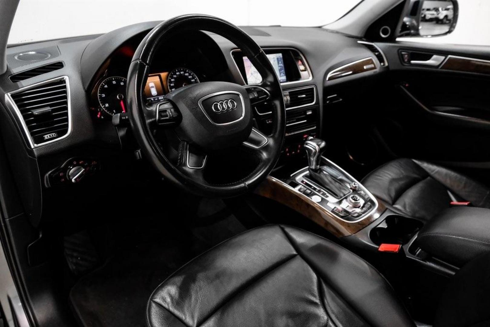 2016 Monsoon Gray Metallic /Black Audi Q5 2.0T Premium Plus (WA1L2AFP9GA) with an 2.0L 4-Cylinder TFSI engine, Automatic transmission, located at 15300 Midway Rd., Addison, TX, 75001, (972) 702-0011, 32.958321, -96.838074 - Photo#2