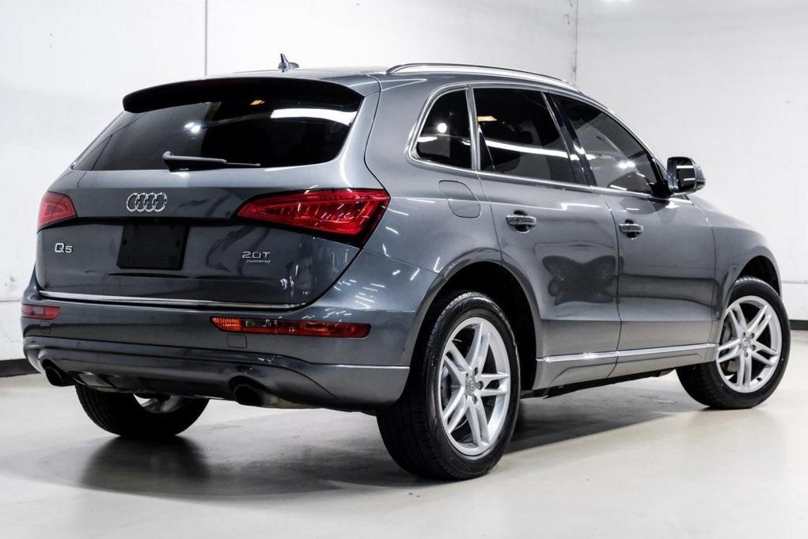 2016 Monsoon Gray Metallic /Black Audi Q5 2.0T Premium Plus (WA1L2AFP9GA) with an 2.0L 4-Cylinder TFSI engine, Automatic transmission, located at 15300 Midway Rd., Addison, TX, 75001, (972) 702-0011, 32.958321, -96.838074 - Photo#12