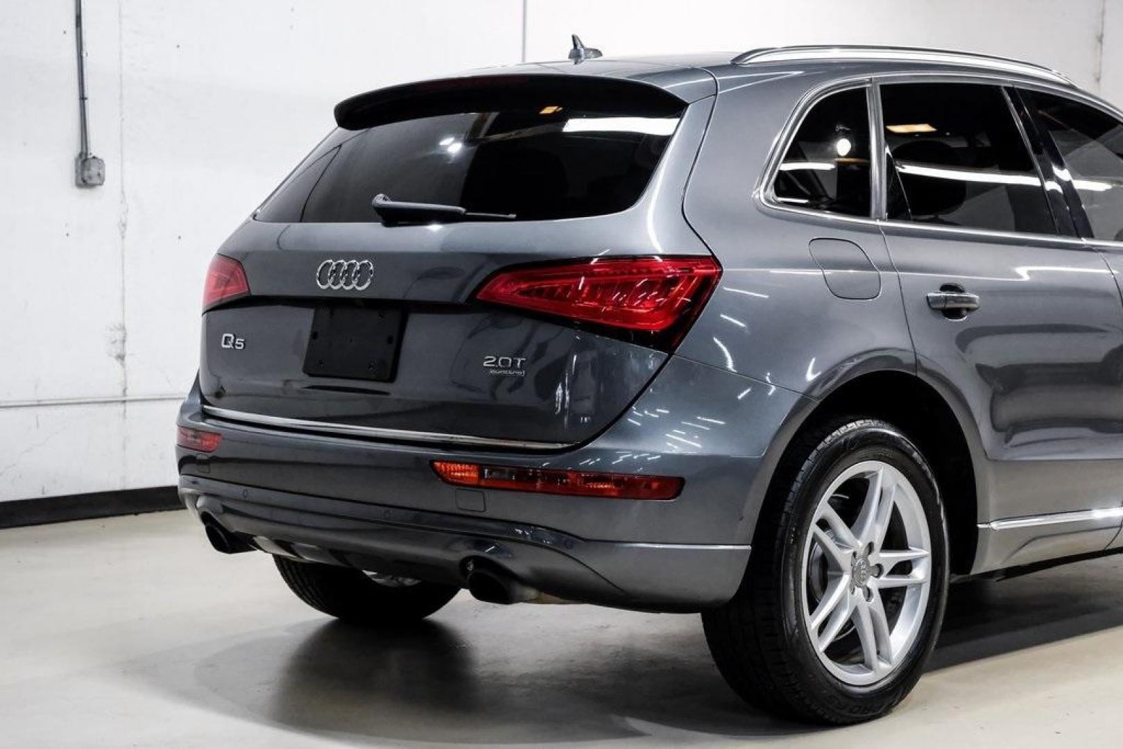 2016 Monsoon Gray Metallic /Black Audi Q5 2.0T Premium Plus (WA1L2AFP9GA) with an 2.0L 4-Cylinder TFSI engine, Automatic transmission, located at 15300 Midway Rd., Addison, TX, 75001, (972) 702-0011, 32.958321, -96.838074 - Photo#13