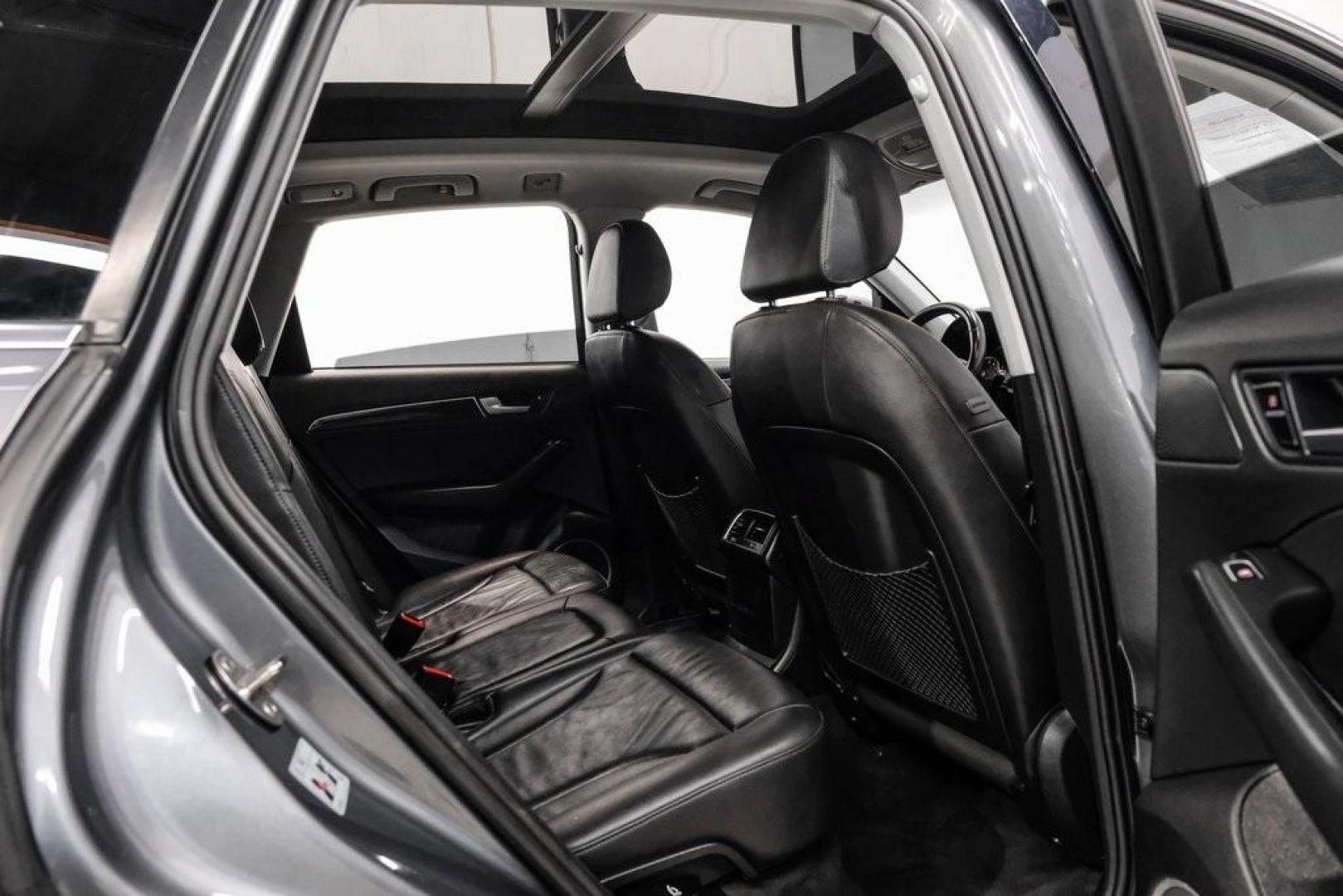 2016 Monsoon Gray Metallic /Black Audi Q5 2.0T Premium Plus (WA1L2AFP9GA) with an 2.0L 4-Cylinder TFSI engine, Automatic transmission, located at 15300 Midway Rd., Addison, TX, 75001, (972) 702-0011, 32.958321, -96.838074 - Photo#49