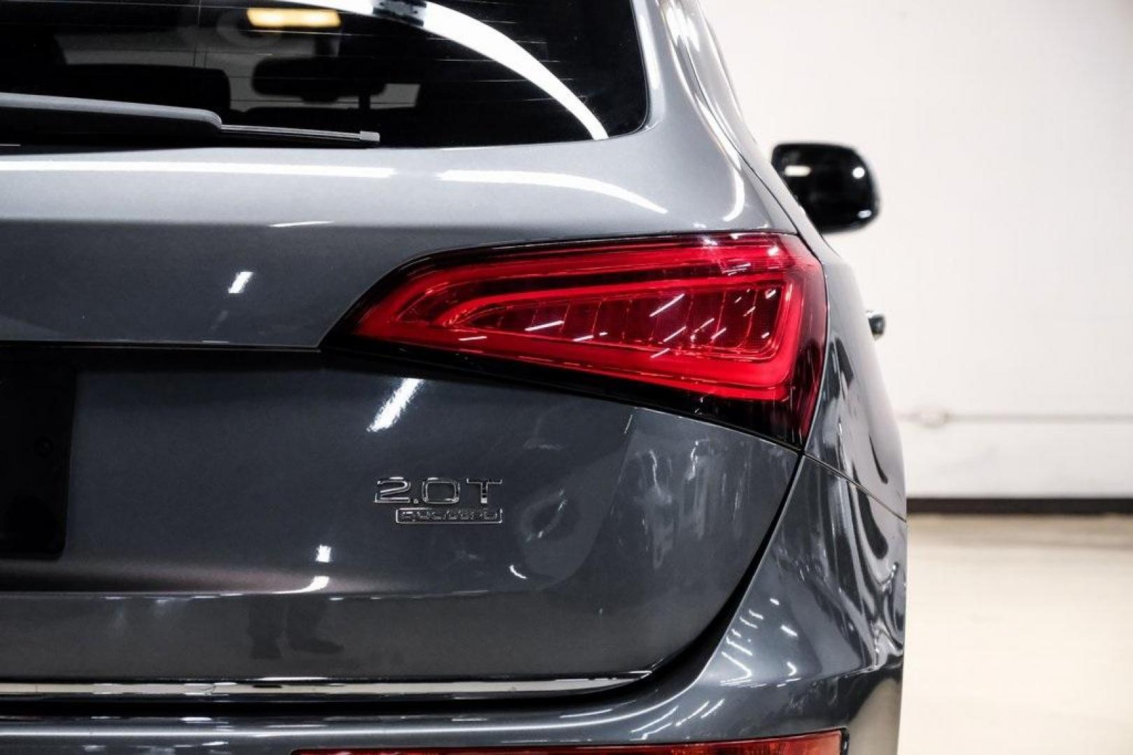 2016 Monsoon Gray Metallic /Black Audi Q5 2.0T Premium Plus (WA1L2AFP9GA) with an 2.0L 4-Cylinder TFSI engine, Automatic transmission, located at 15300 Midway Rd., Addison, TX, 75001, (972) 702-0011, 32.958321, -96.838074 - Photo#61