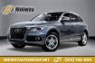 2016 Monsoon Gray Metallic /Black Audi Q5 2.0T Premium Plus (WA1L2AFP9GA) with an 2.0L 4-Cylinder TFSI engine, Automatic transmission, located at 15300 Midway Rd., Addison, TX, 75001, (972) 702-0011, 32.958321, -96.838074 - 2016 Audi Q5 2.0T Premium Plus Quattro<br><br>Now Available at Midway Auto Group, Addison, Texas<br><br>Luxury, versatility, and Audis signature build quality come together in the 2016 Audi Q5 Premium Plus Quattro. With its refined interior, turbocharged performance, and all-weather Quattro AWD syst - Photo#0
