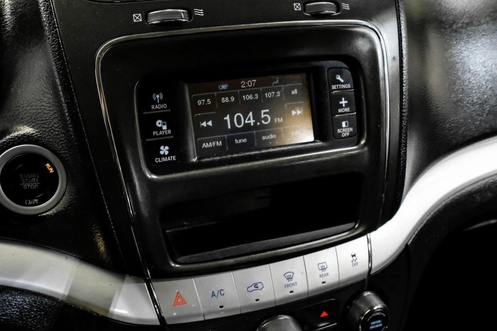 2017 Pitch Black Clearcoat /Black Dodge Journey SE (3C4PDCAB3HT) with an 2.4L I4 DOHC 16V Dual VVT engine, Automatic transmission, located at 15300 Midway Rd., Addison, TX, 75001, (972) 702-0011, 32.958321, -96.838074 - Photo#26